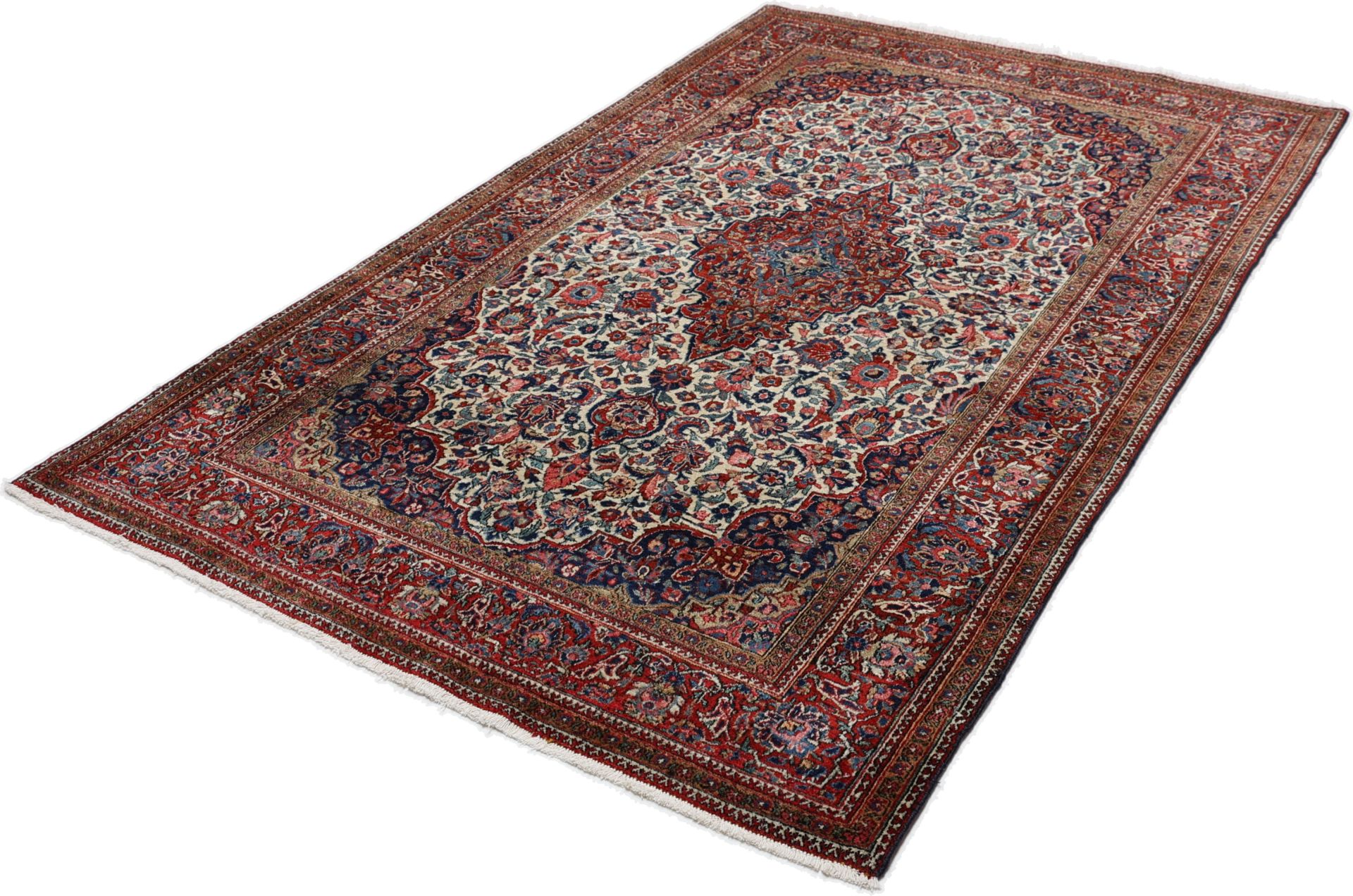 Antiker Perserteppich, 130 × 210 cm, Wolle