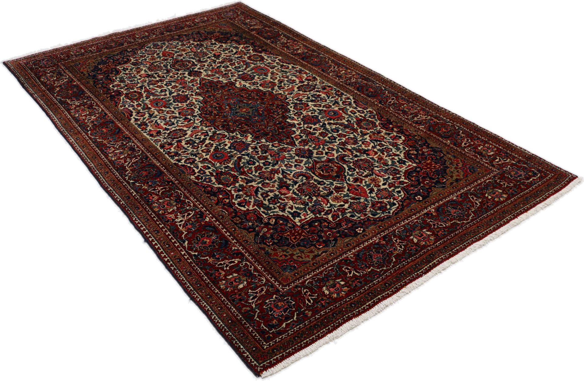 Antiker Perserteppich, 130 × 210 cm, Wolle