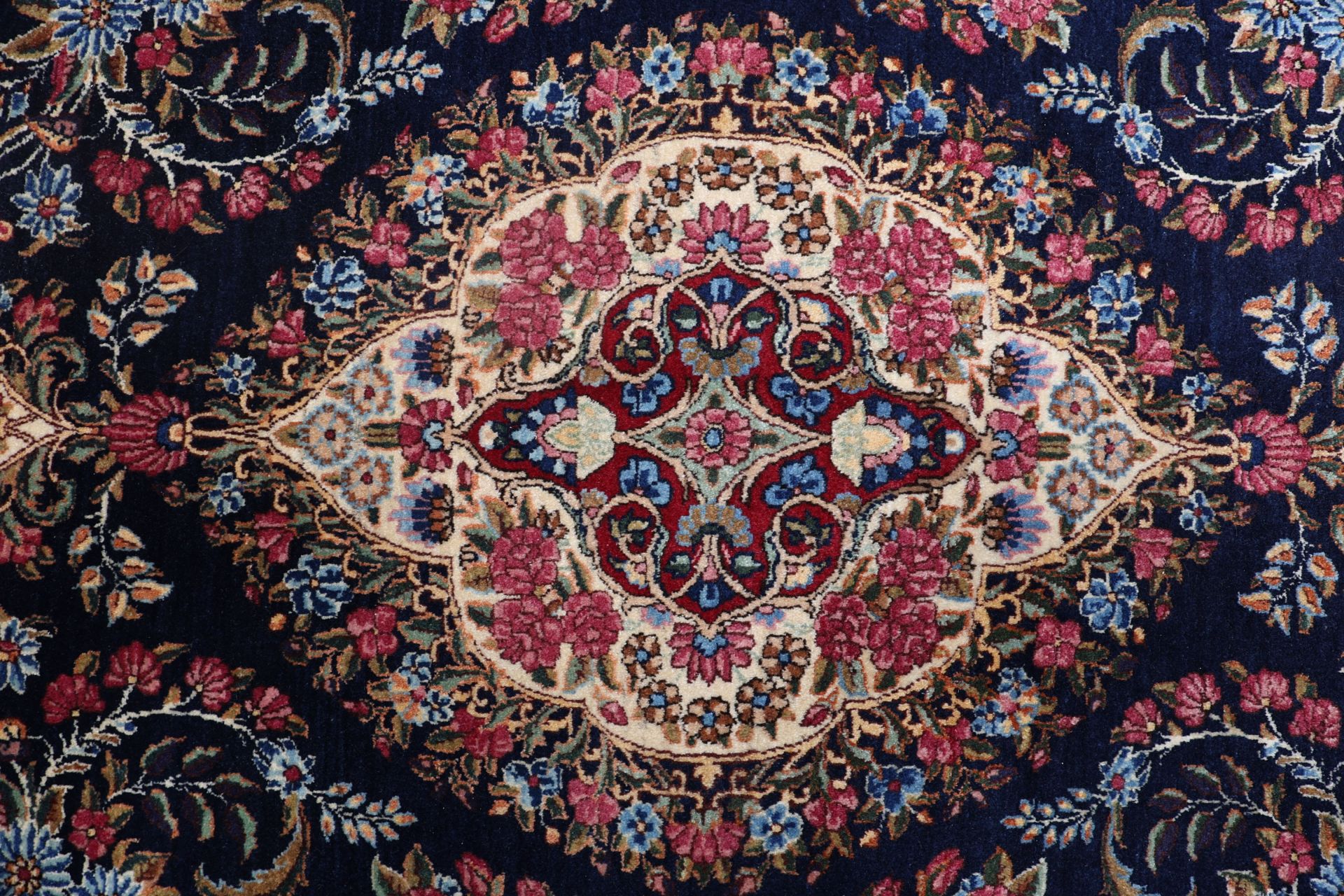 Handgeknüpfter Kerman Perserteppich, 280 × 360 cm, Wolle