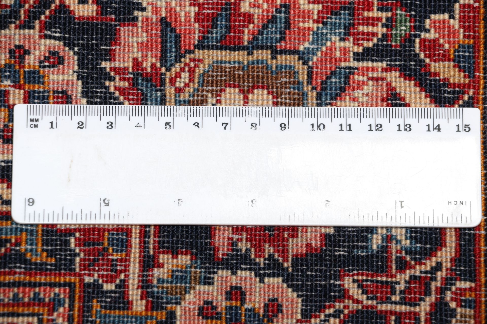 Kashan Perserteppich aus Iran, 127 × 220 cm