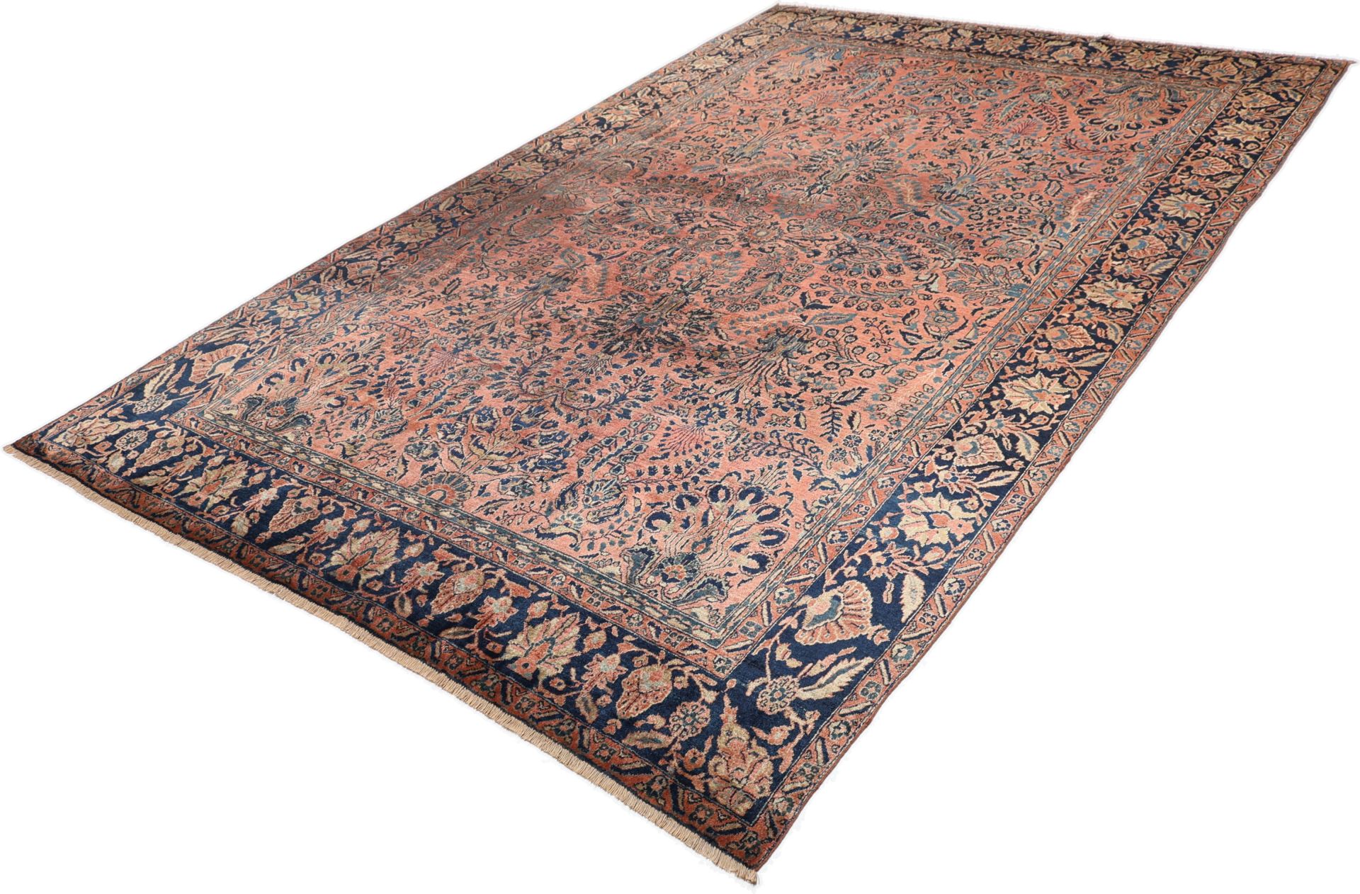 Antiker Sarough Perserteppich aus Iran, 233 × 342 cm