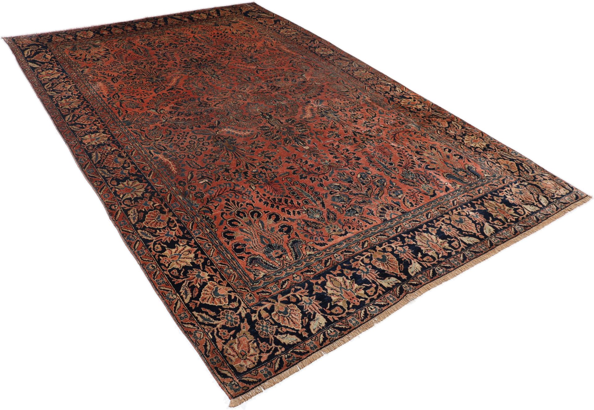 Antiker Sarough Perserteppich aus Iran, 233 × 342 cm