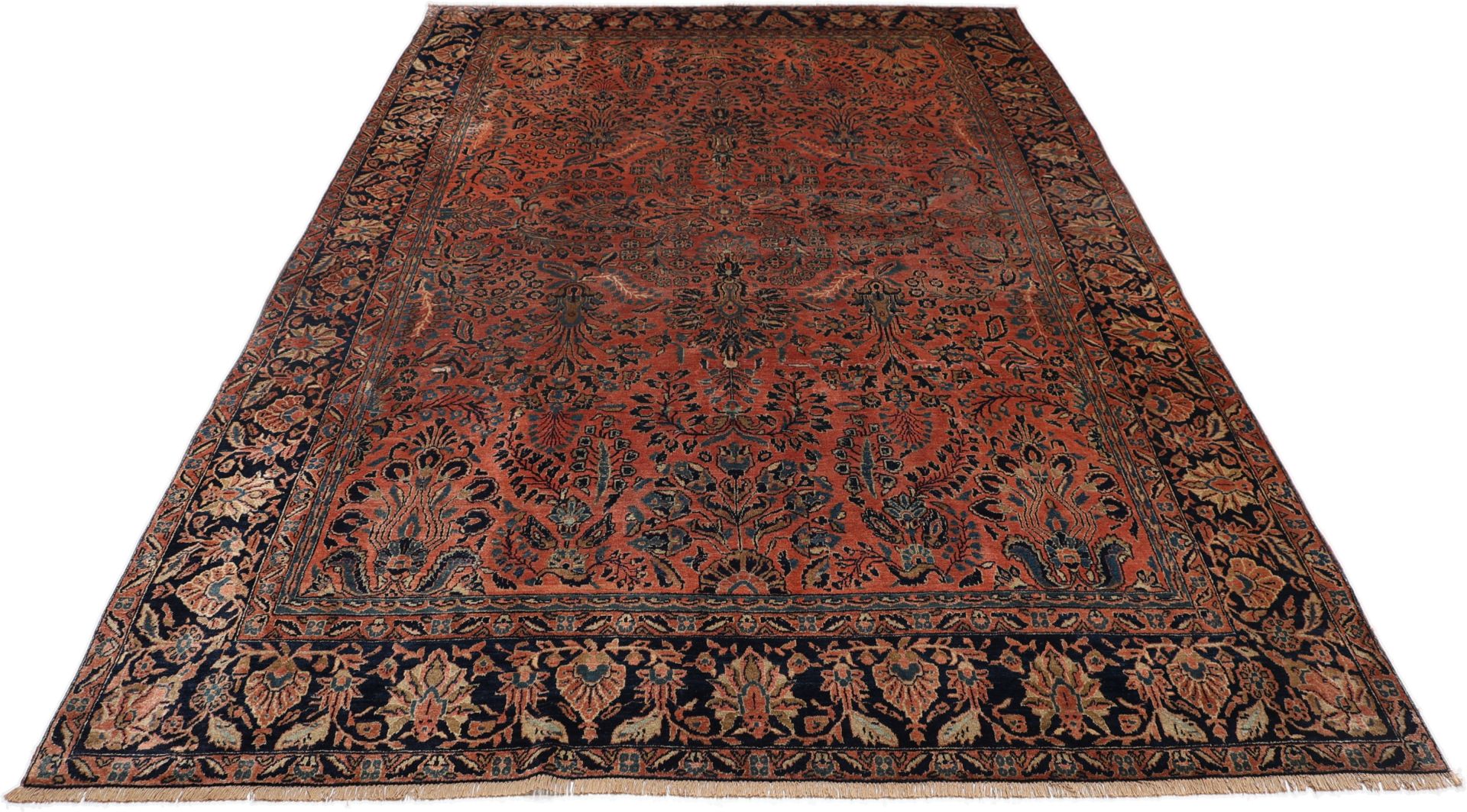 Antiker Sarough Perserteppich aus Iran, 233 × 342 cm