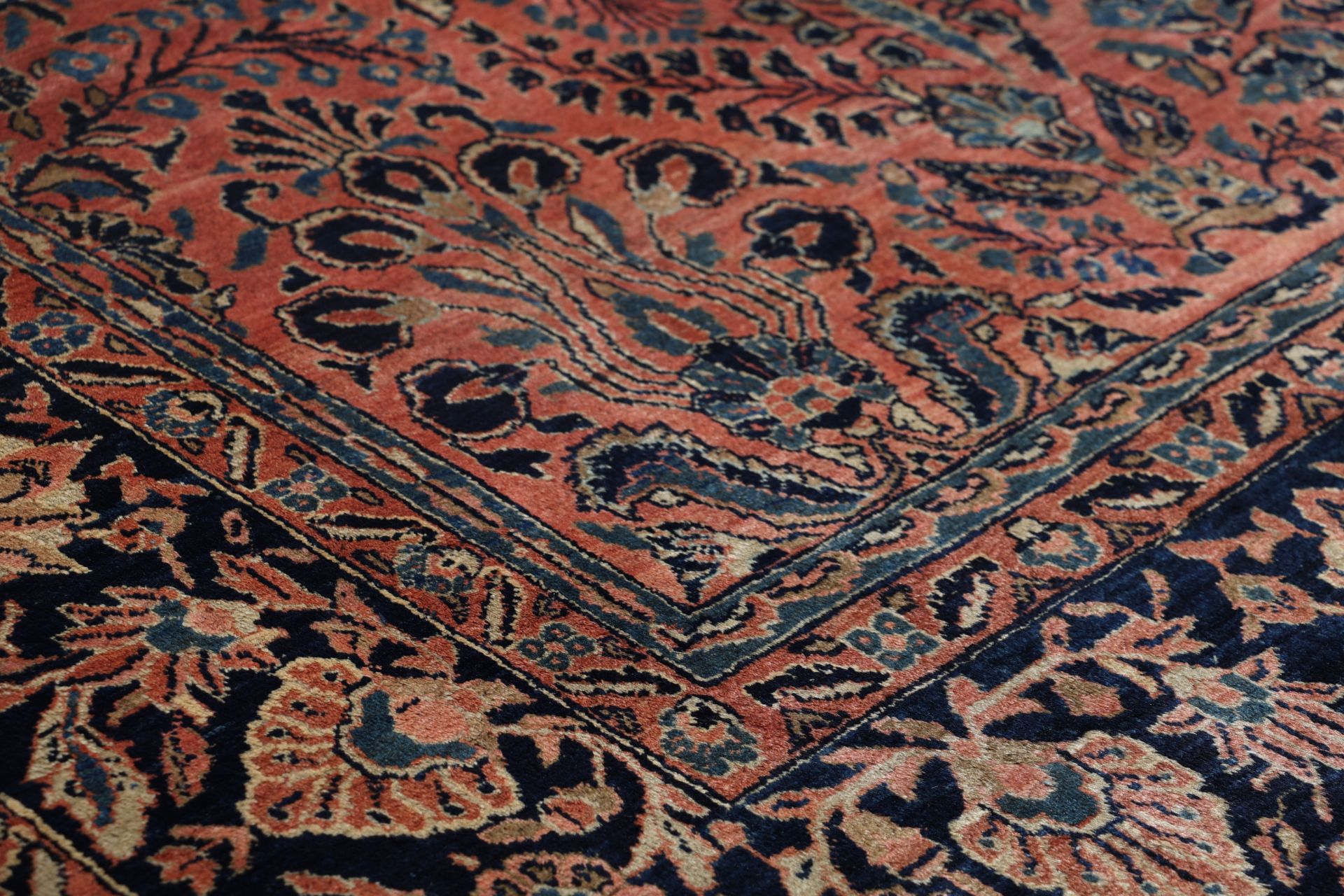 Antiker Sarough Perserteppich aus Iran, 233 × 342 cm