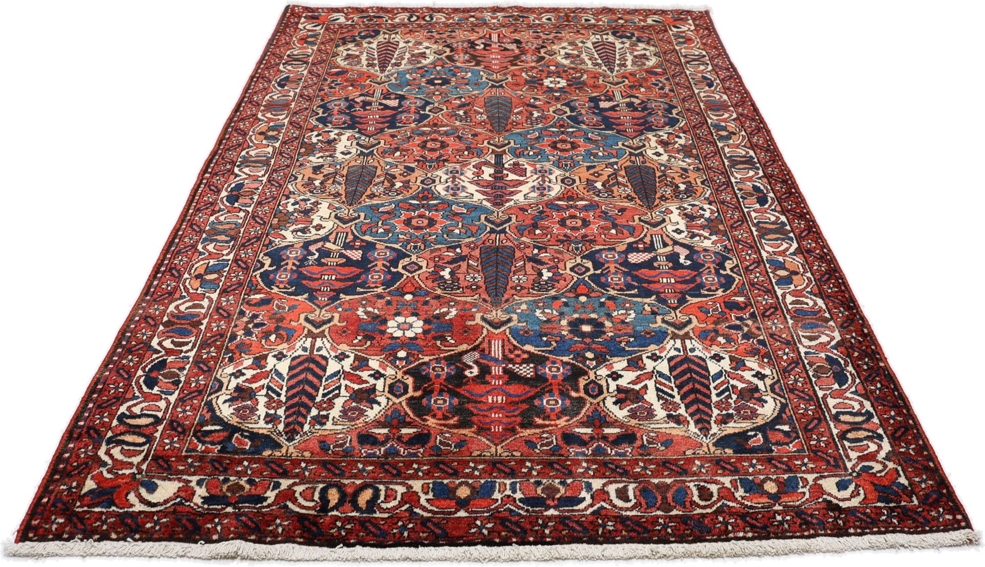Bakhtiari Perserteppich antik, 148 × 218 cm, Wolle