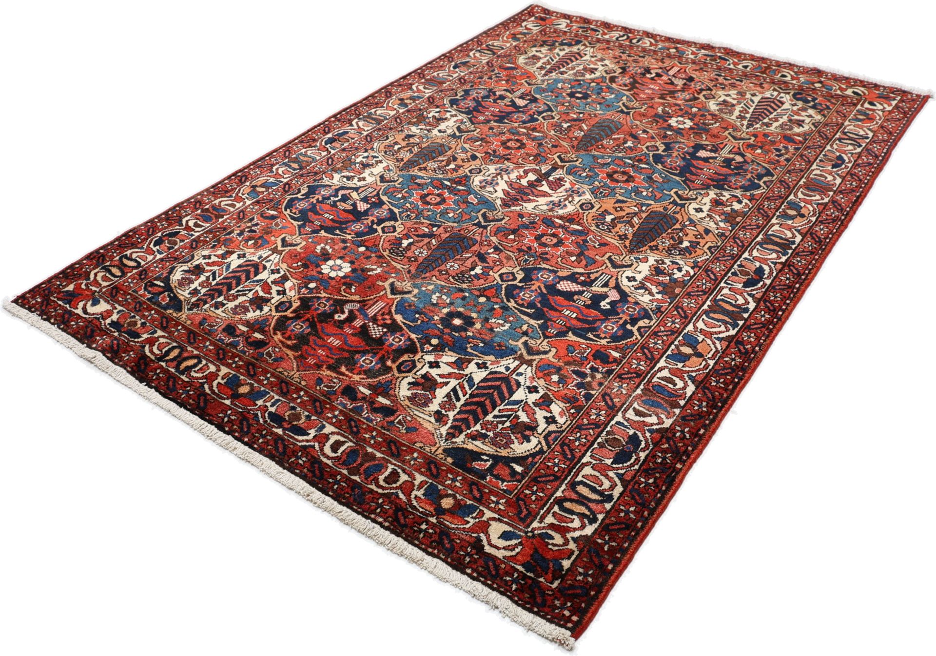 Bakhtiari Perserteppich antik, 148 × 218 cm, Wolle
