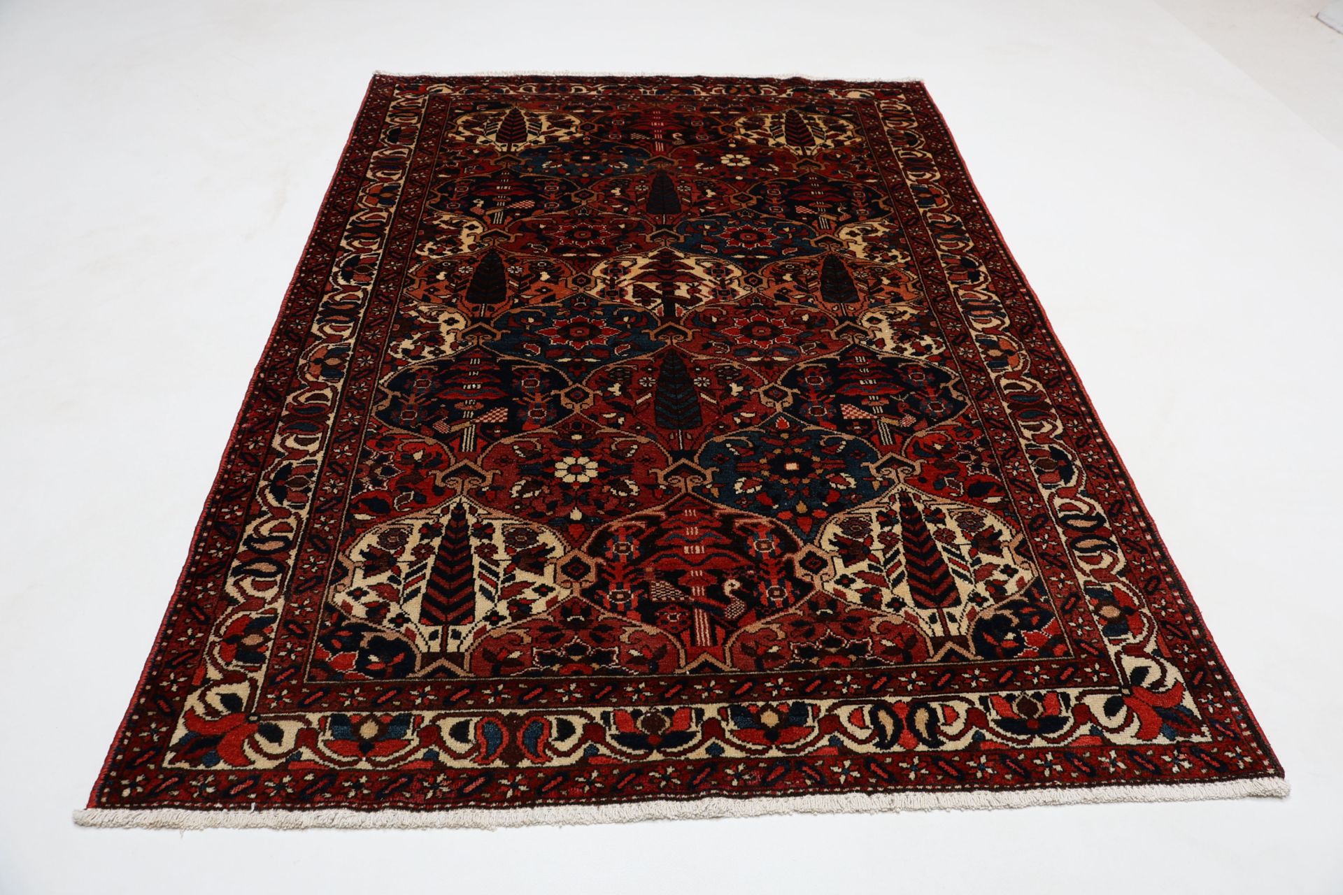 Bakhtiari Perserteppich antik, 148 × 218 cm, Wolle