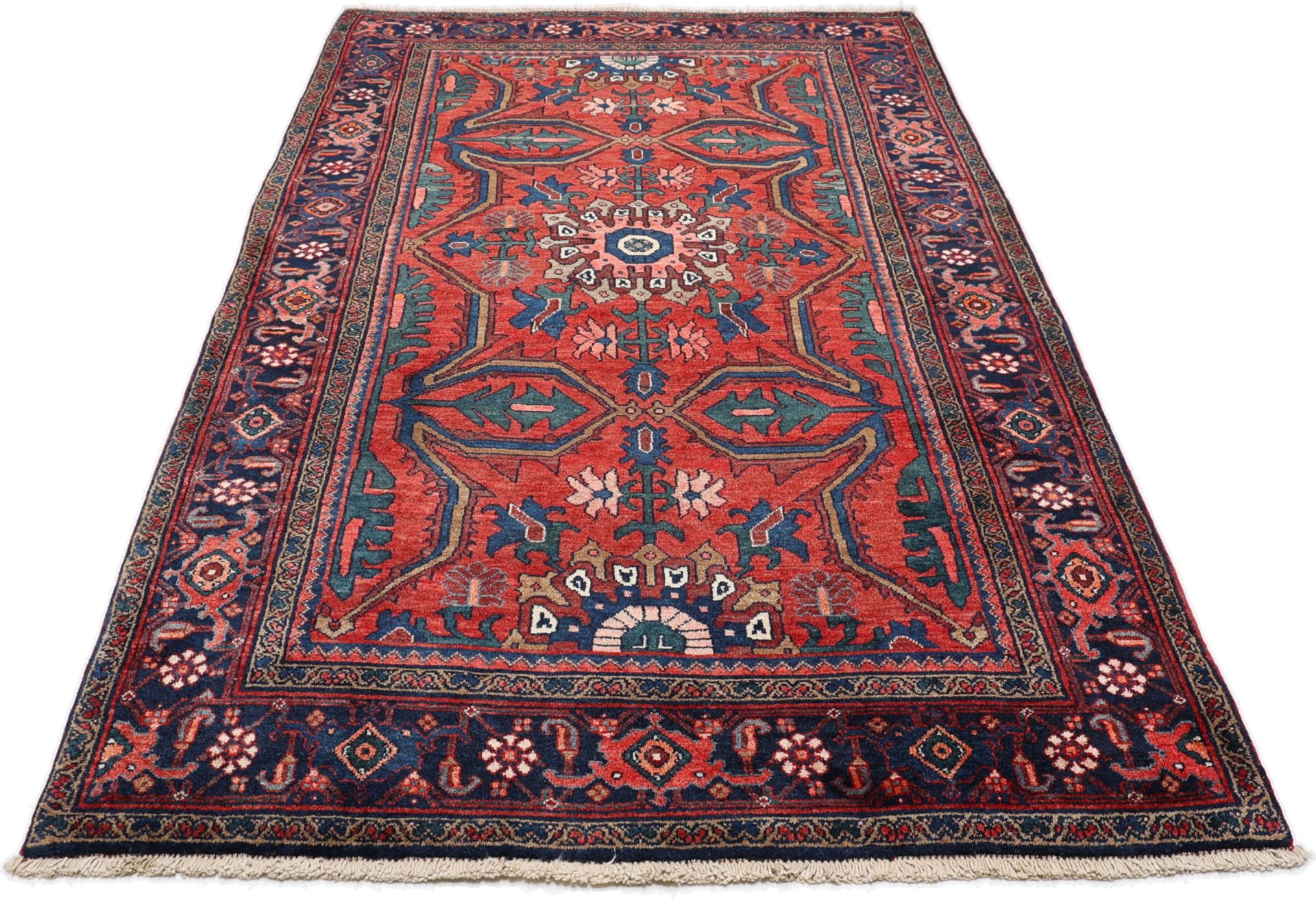 Perserteppich antik, 120 × 196 cm, Wolle