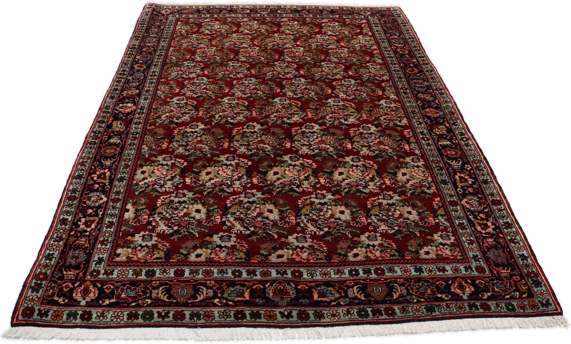 Handgeknüpfter Bijar Perserteppich, 138 × 200 cm, Wolle