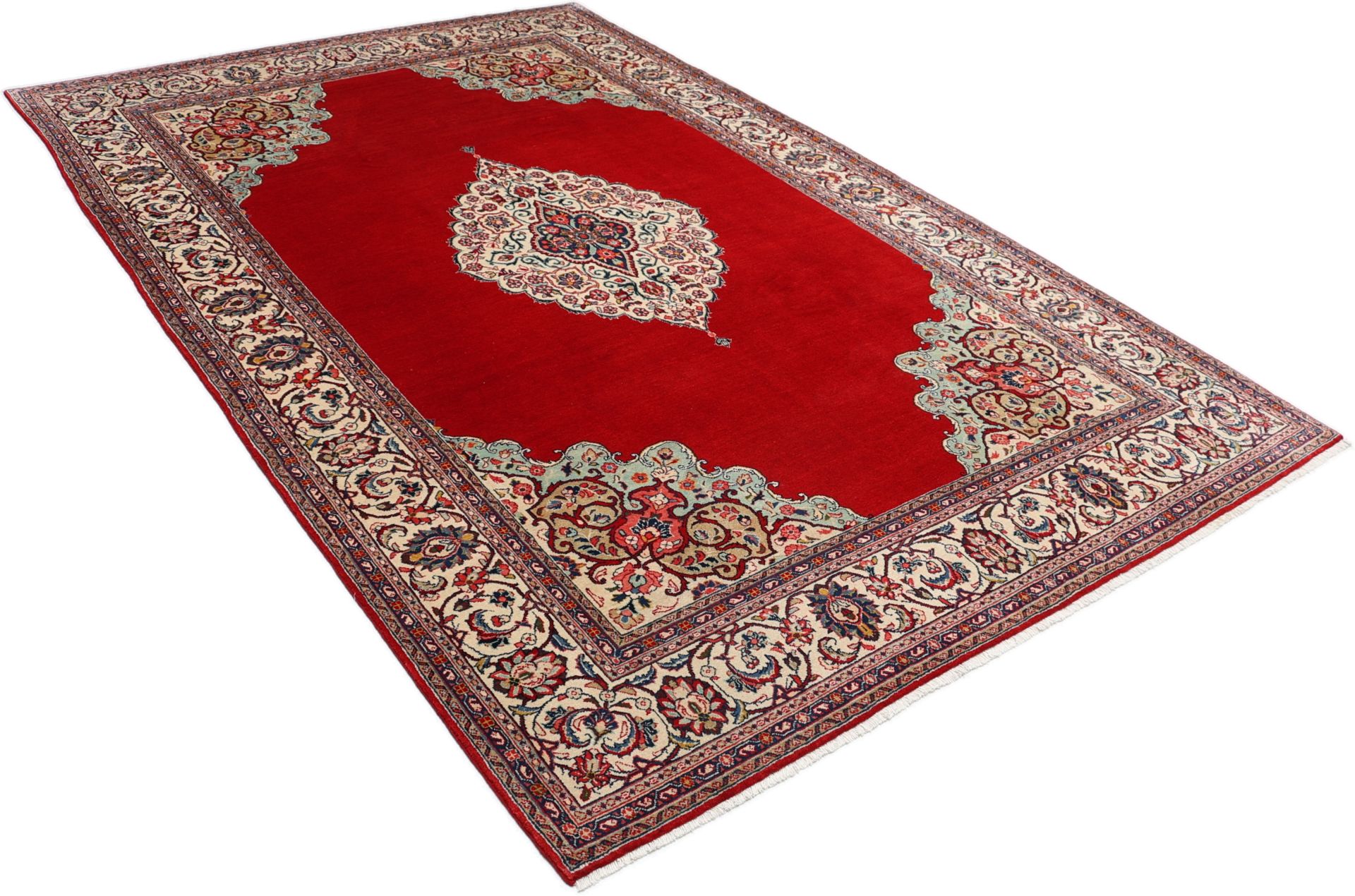 Handgeknüpfter Sarough Perserteppich 214 × 342 cm