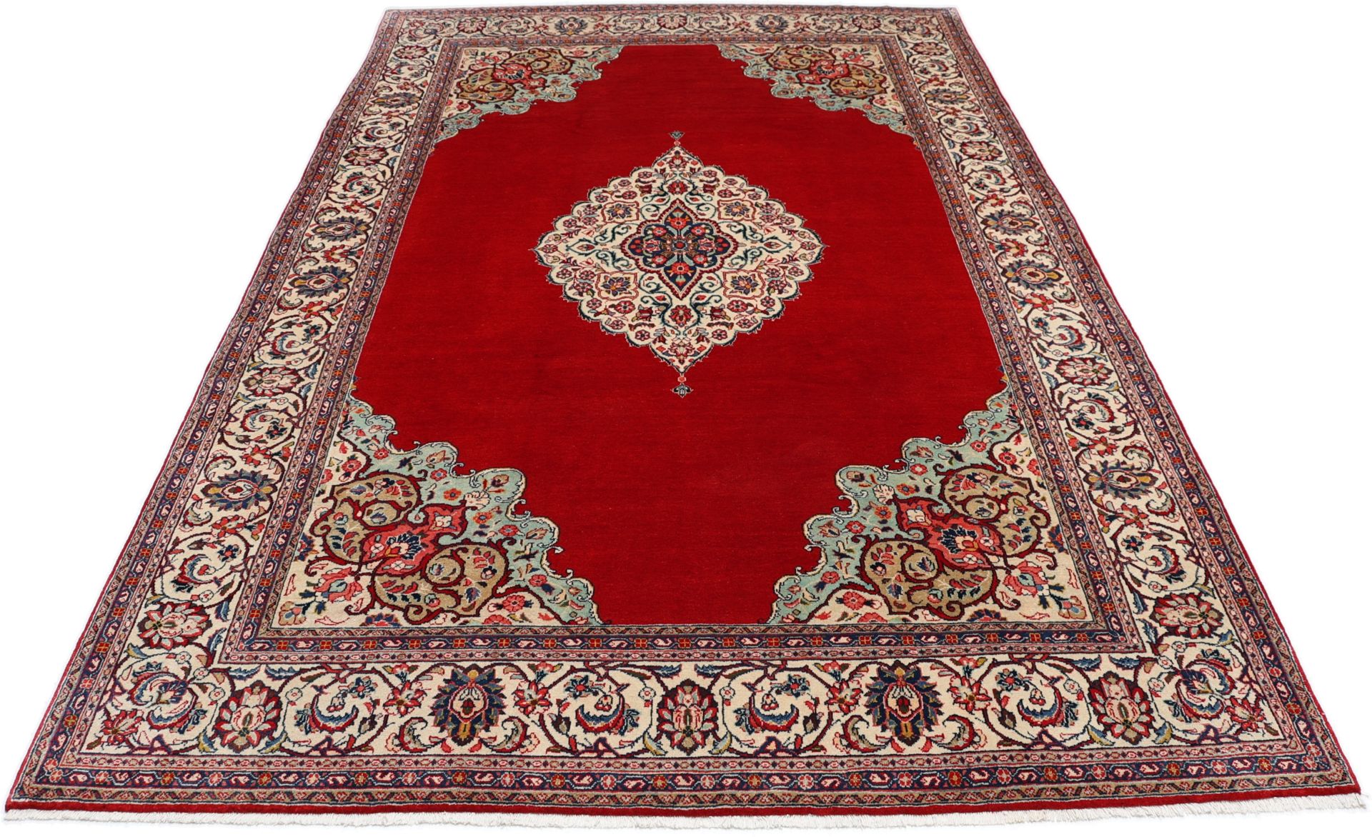 Handgeknüpfter Sarough Perserteppich 214 × 342 cm