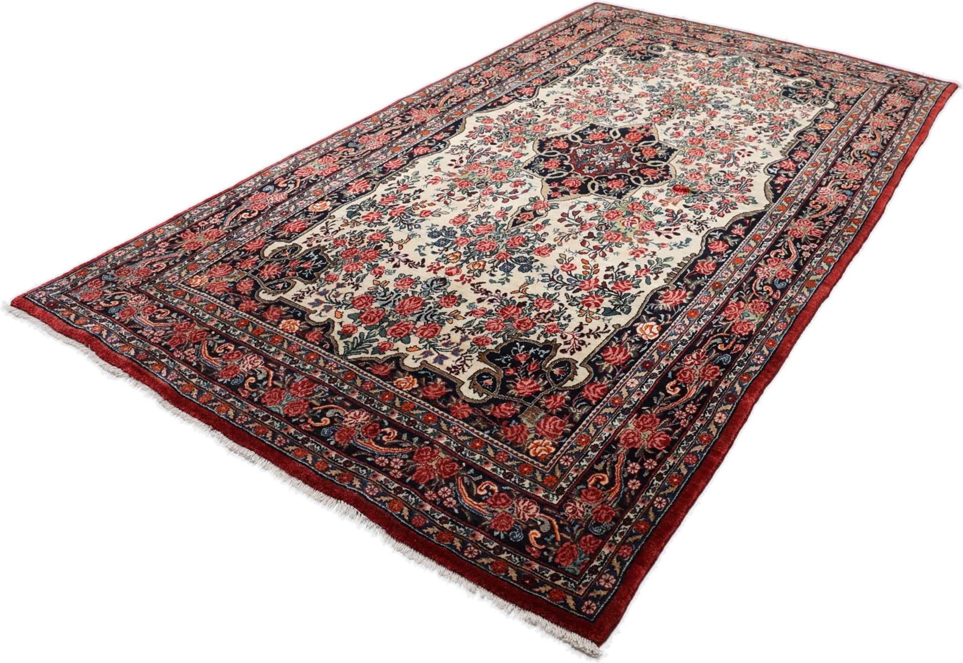 Bijar Perserteppich aus Iran, 154 × 275 cm