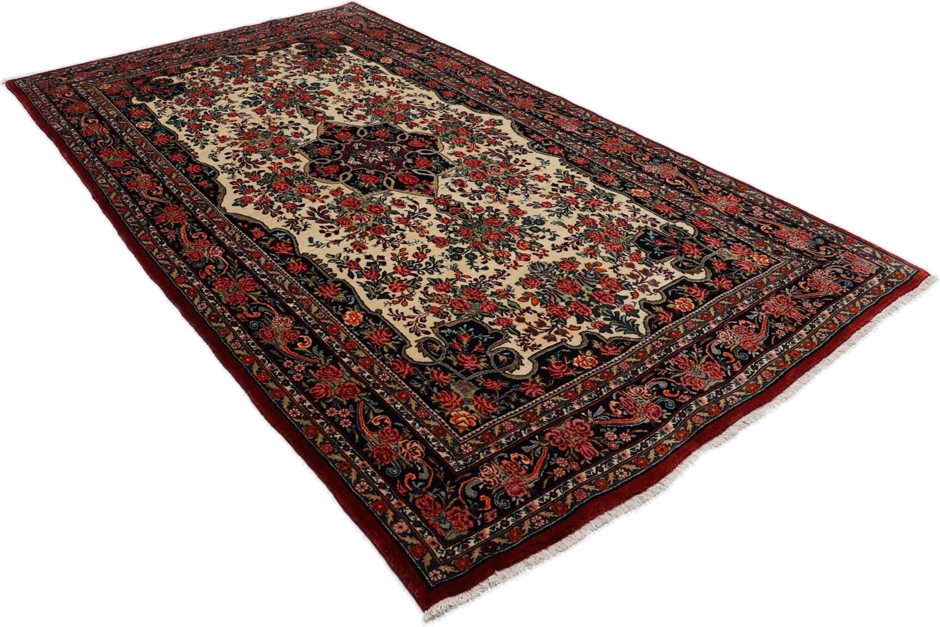 Bijar Perserteppich aus Iran, 154 × 275 cm