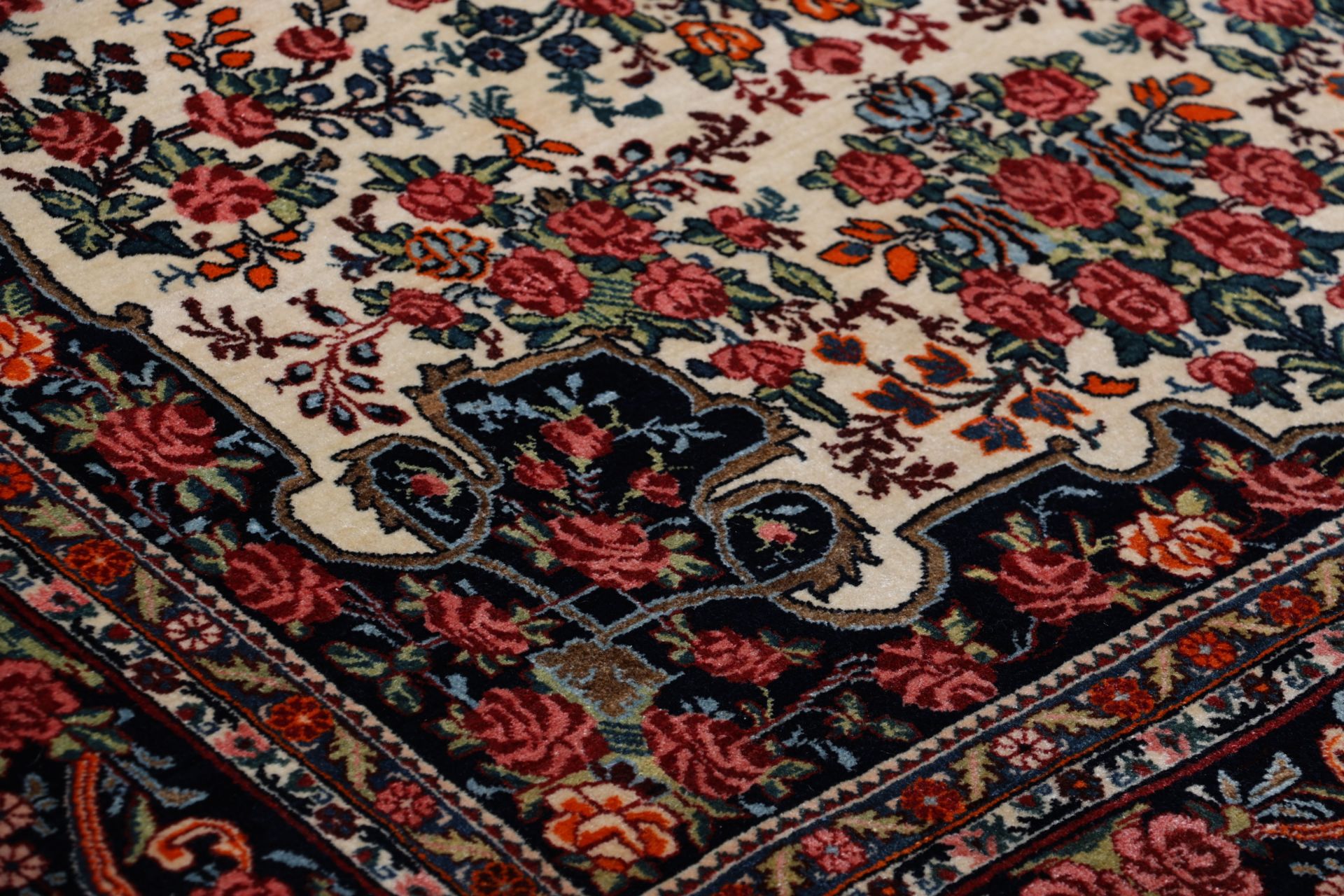Bijar Perserteppich aus Iran, 154 × 275 cm
