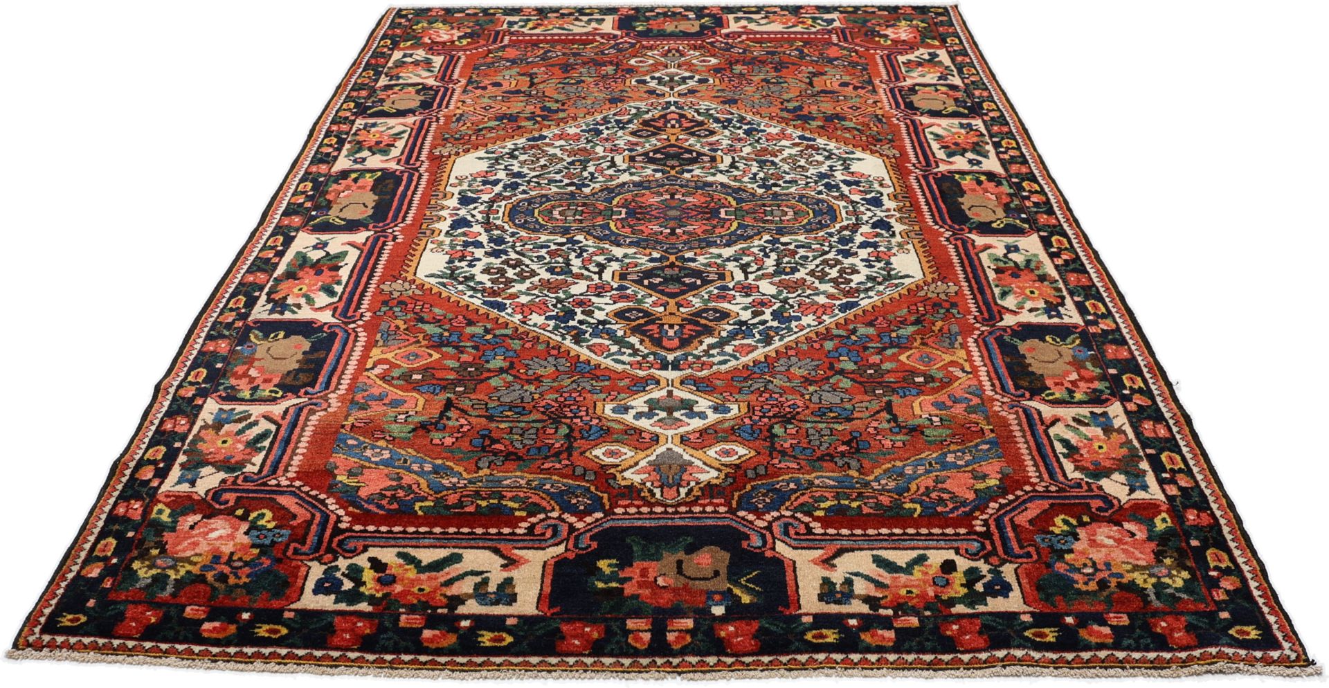 Bakhtiari Perserteppich antik, 174 × 250 cm, Wolle