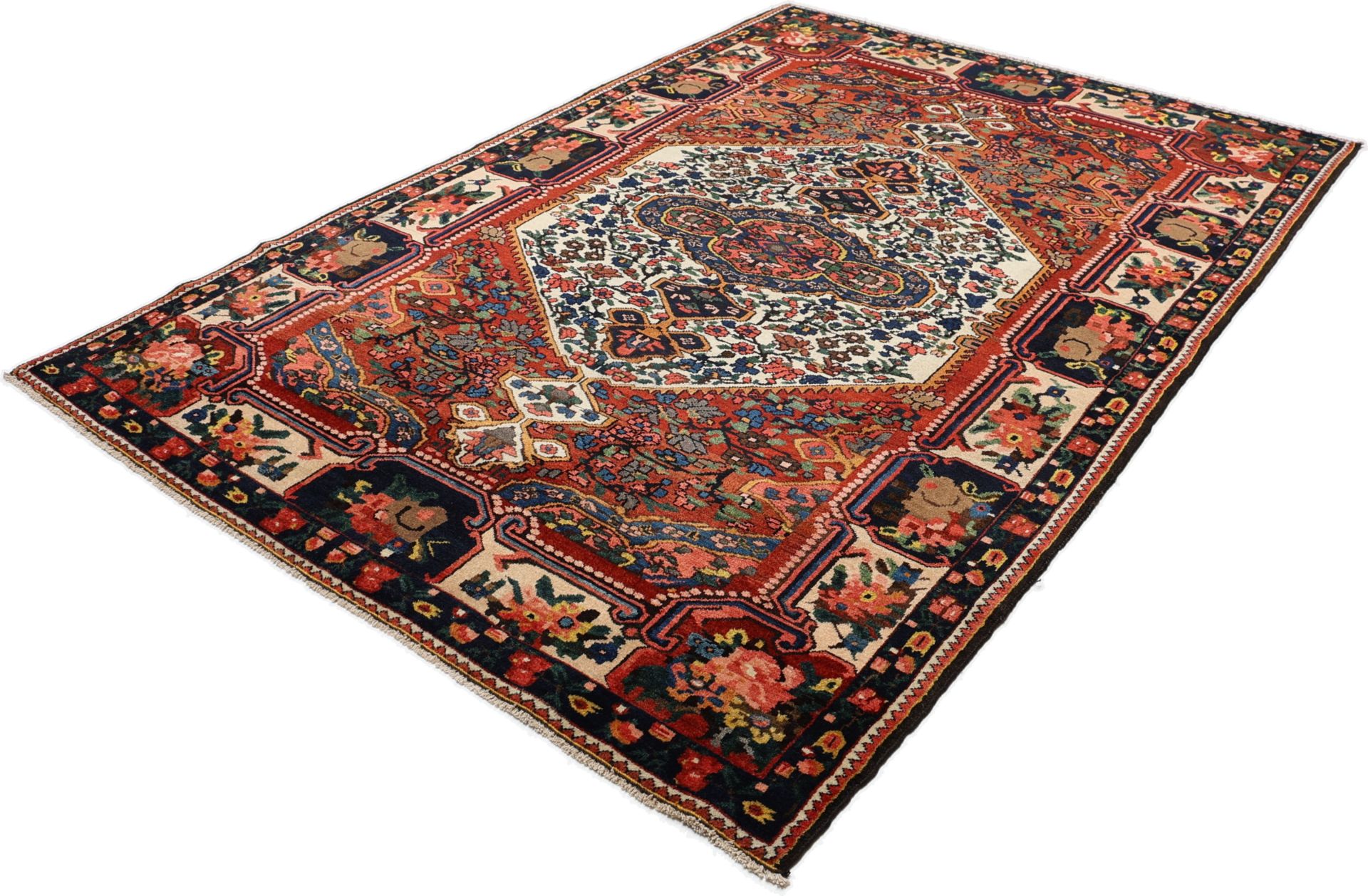 Bakhtiari Perserteppich antik, 174 × 250 cm, Wolle