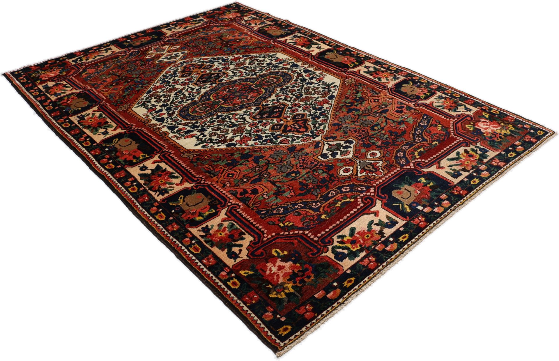 Bakhtiari Perserteppich antik, 174 × 250 cm, Wolle