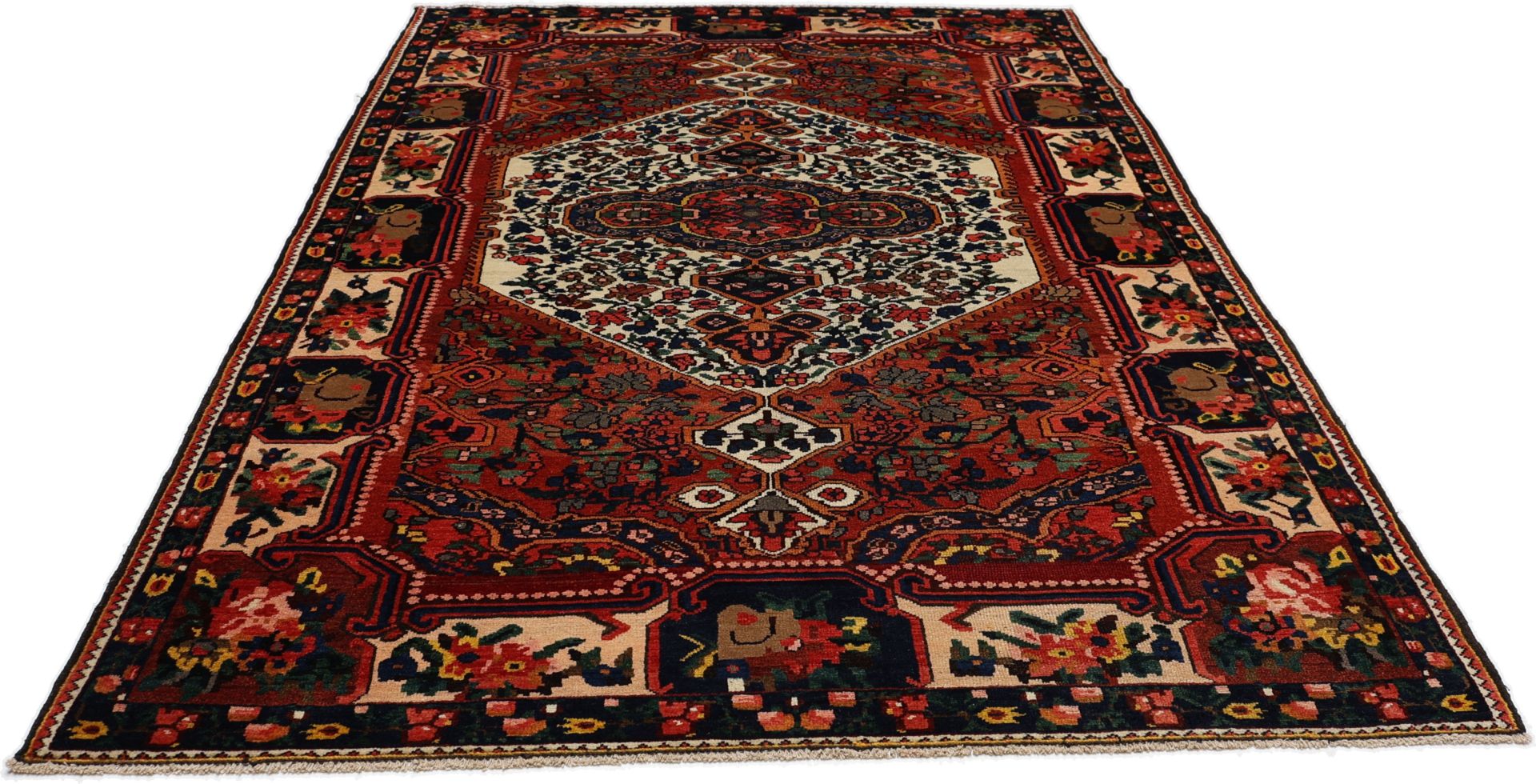 Bakhtiari Perserteppich antik, 174 × 250 cm, Wolle