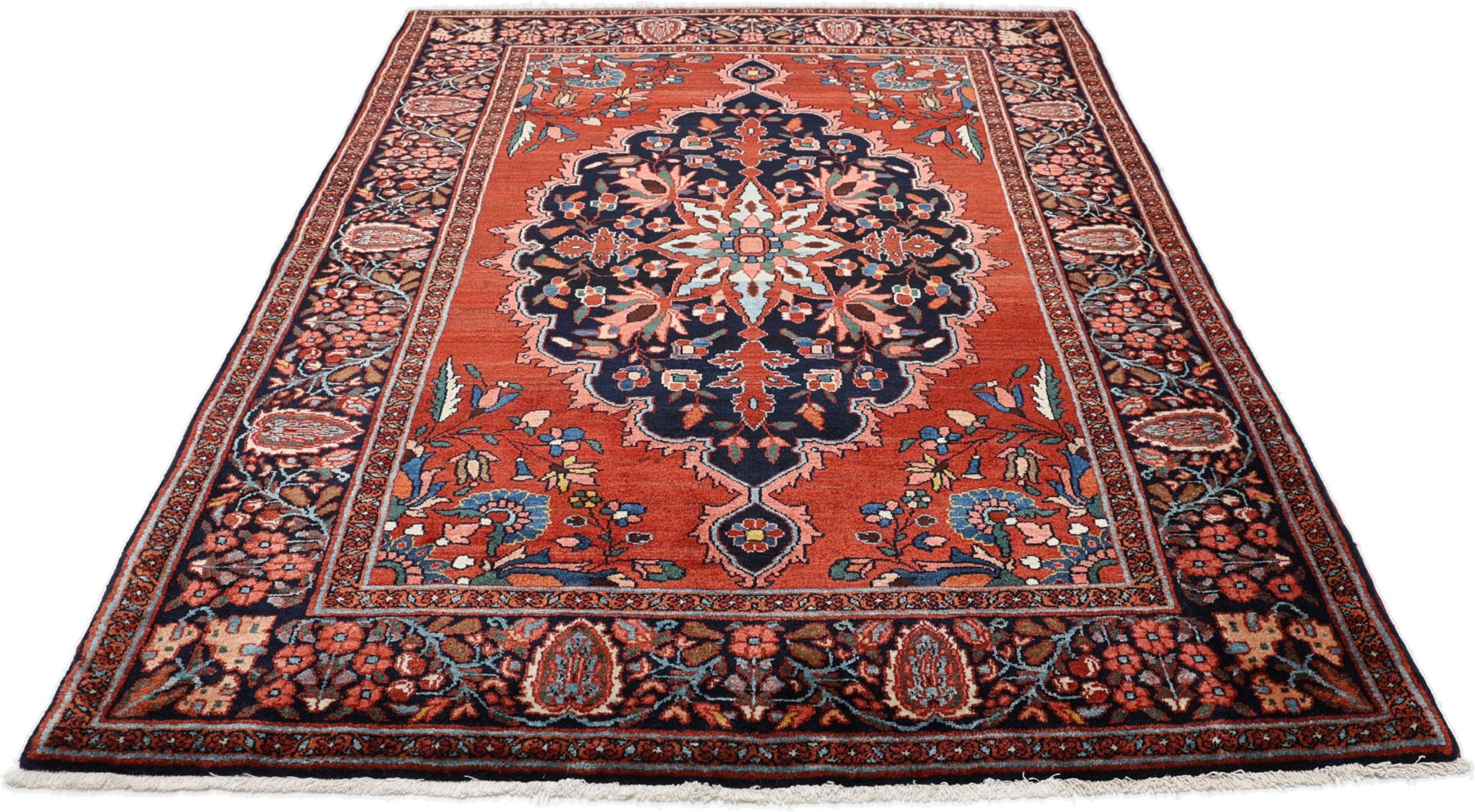 Antiker Perserteppich aus Iran, 158 × 212 cm