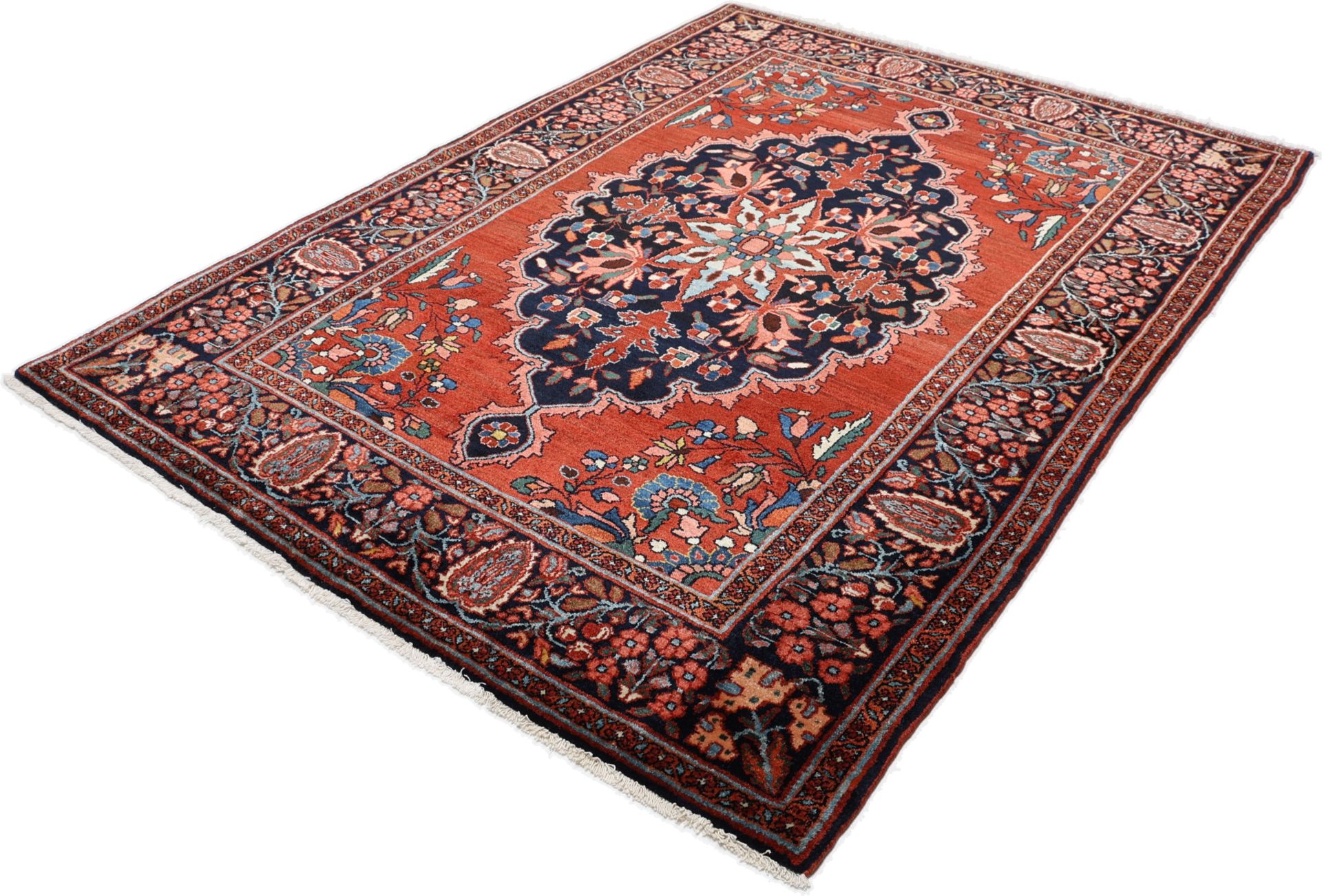 Antiker Perserteppich aus Iran, 158 × 212 cm