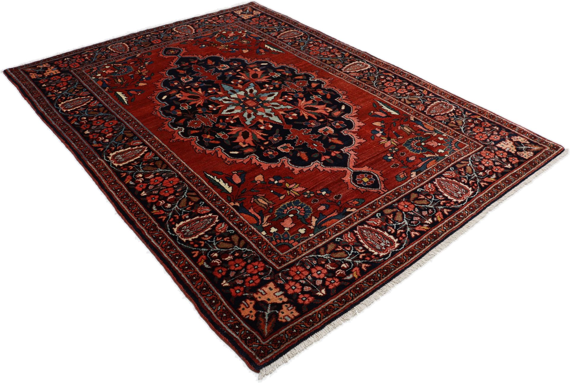 Antiker Perserteppich aus Iran, 158 × 212 cm