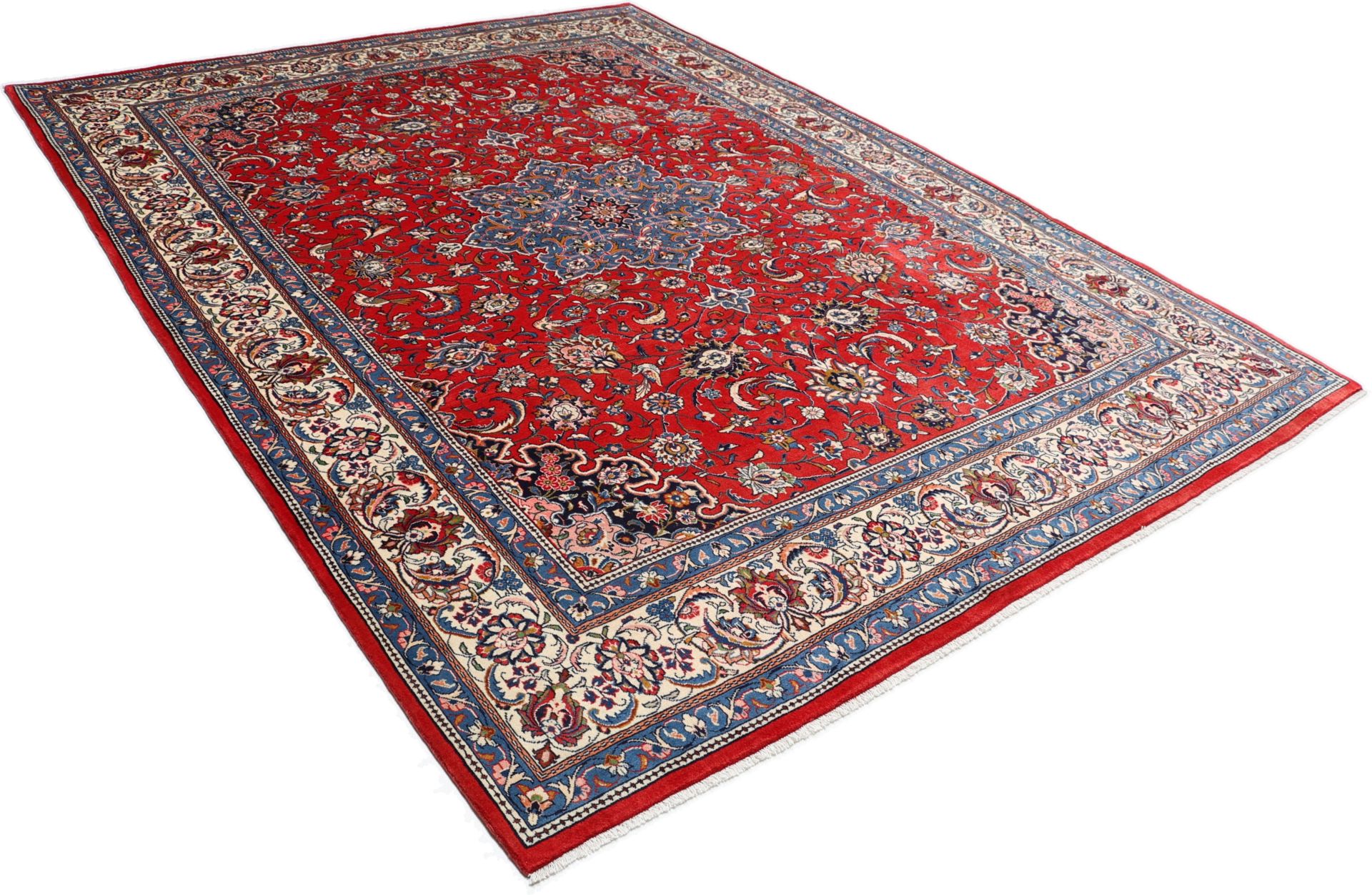 Handgeknüpfter Sarough Perserteppich, 254 × 340 cm, Wolle