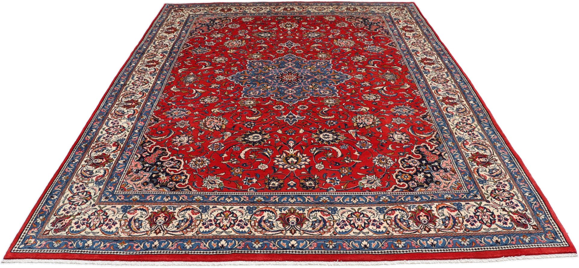 Handgeknüpfter Sarough Perserteppich, 254 × 340 cm, Wolle