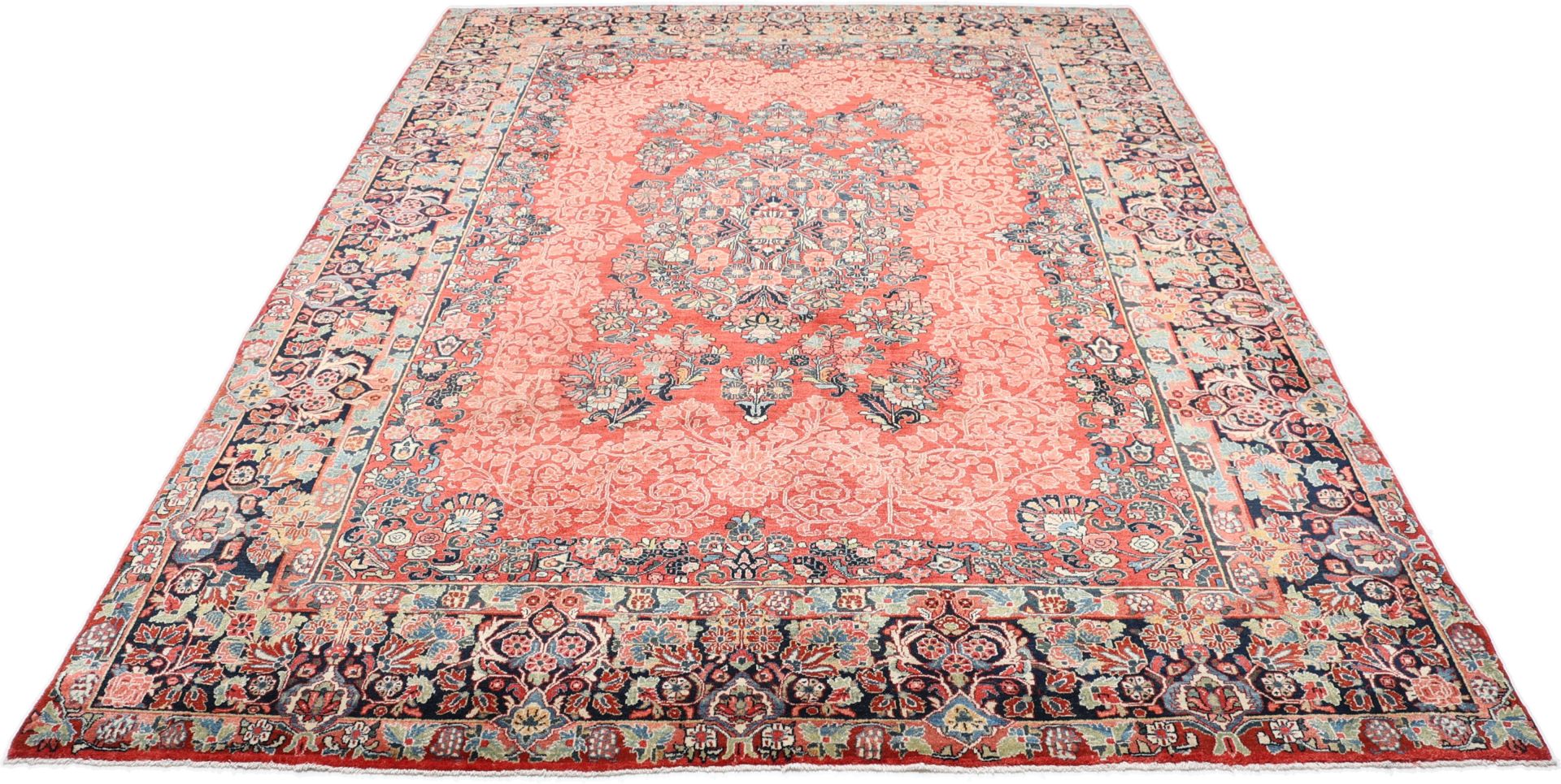 Handgeknüpfter Sarough Perserteppich, 270 × 370 cm, Wolle