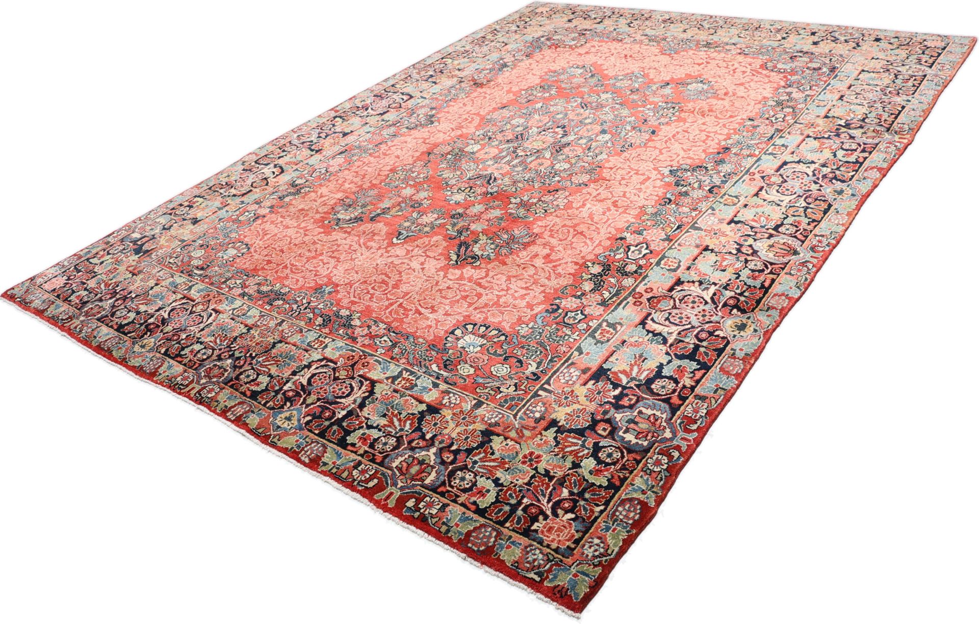 Handgeknüpfter Sarough Perserteppich, 270 × 370 cm, Wolle