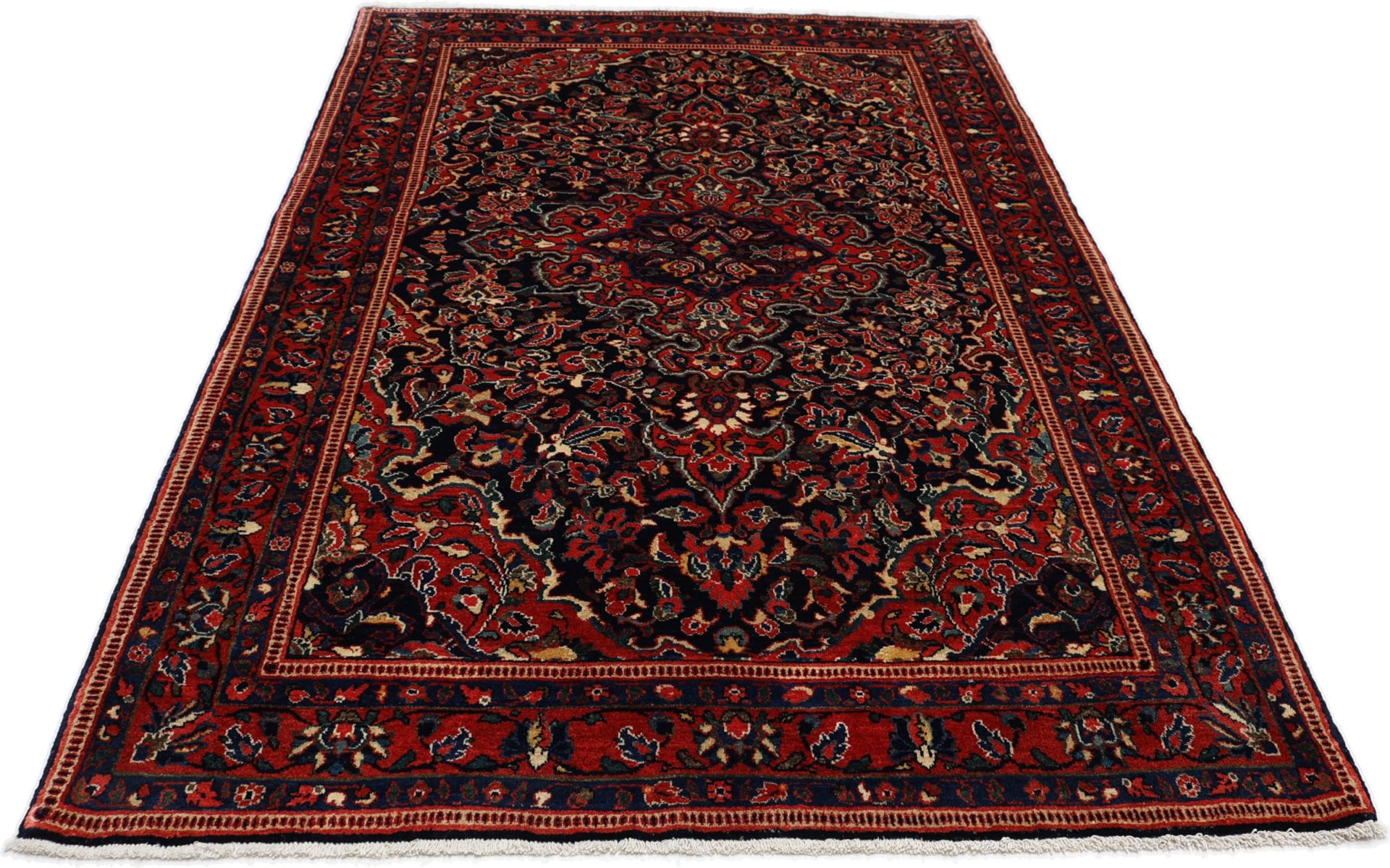 Sarough Perserteppich antik, 130 × 208 cm, Wolle