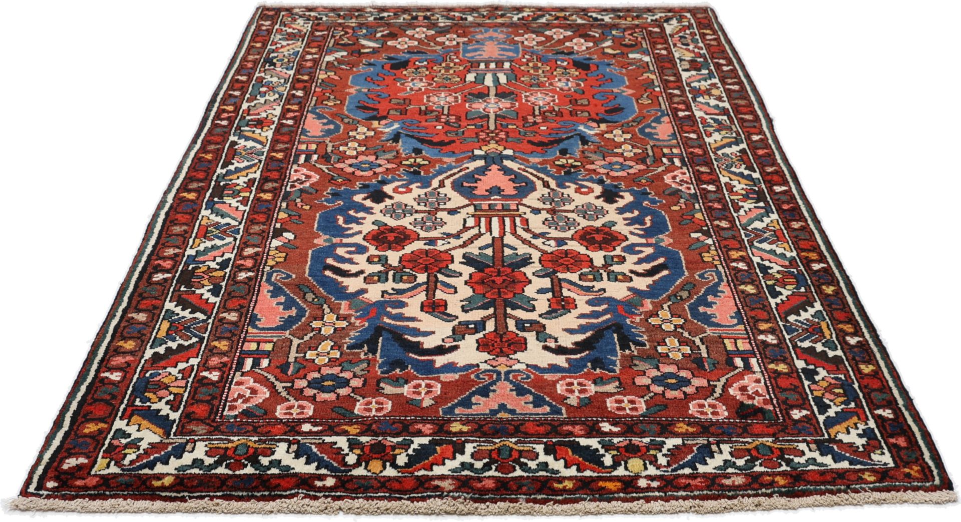Bakhtiari Perserteppich antik, 141 × 209 cm, Wolle