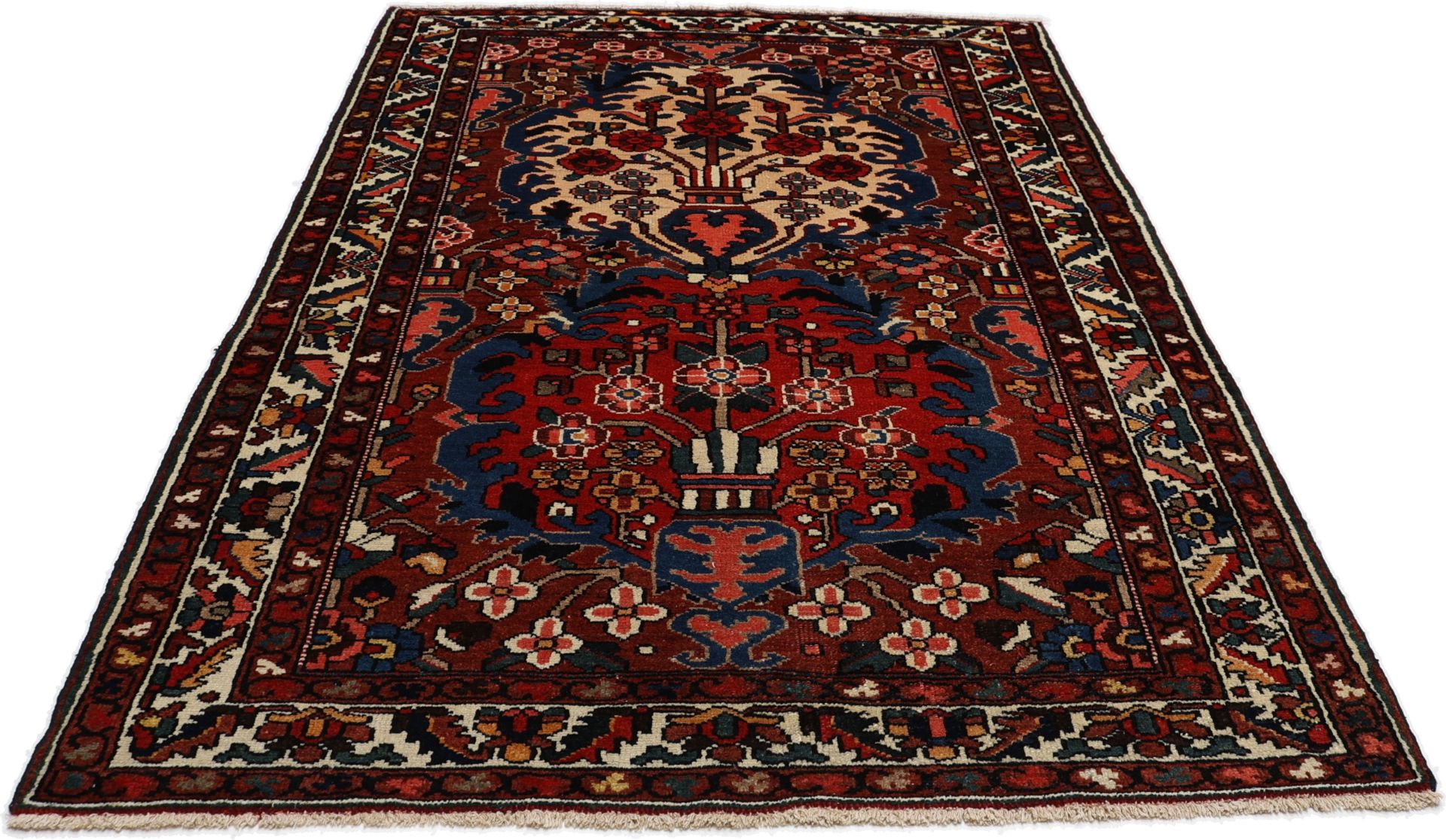 Bakhtiari Perserteppich antik, 141 × 209 cm, Wolle