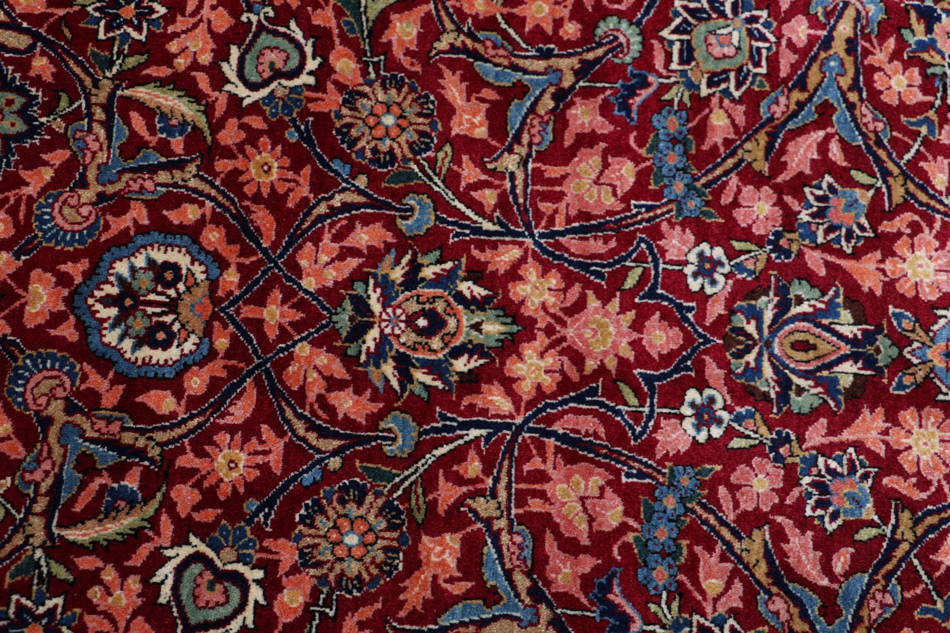 Kashan Perserteppich antik, 137 × 218 cm, Wolle
