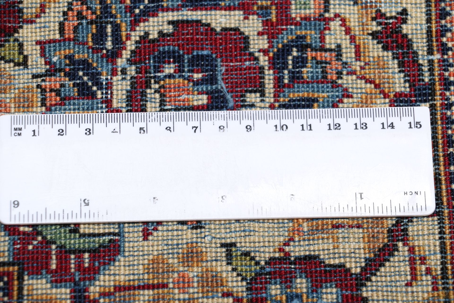 Kashan Perserteppich antik, 137 × 218 cm, Wolle