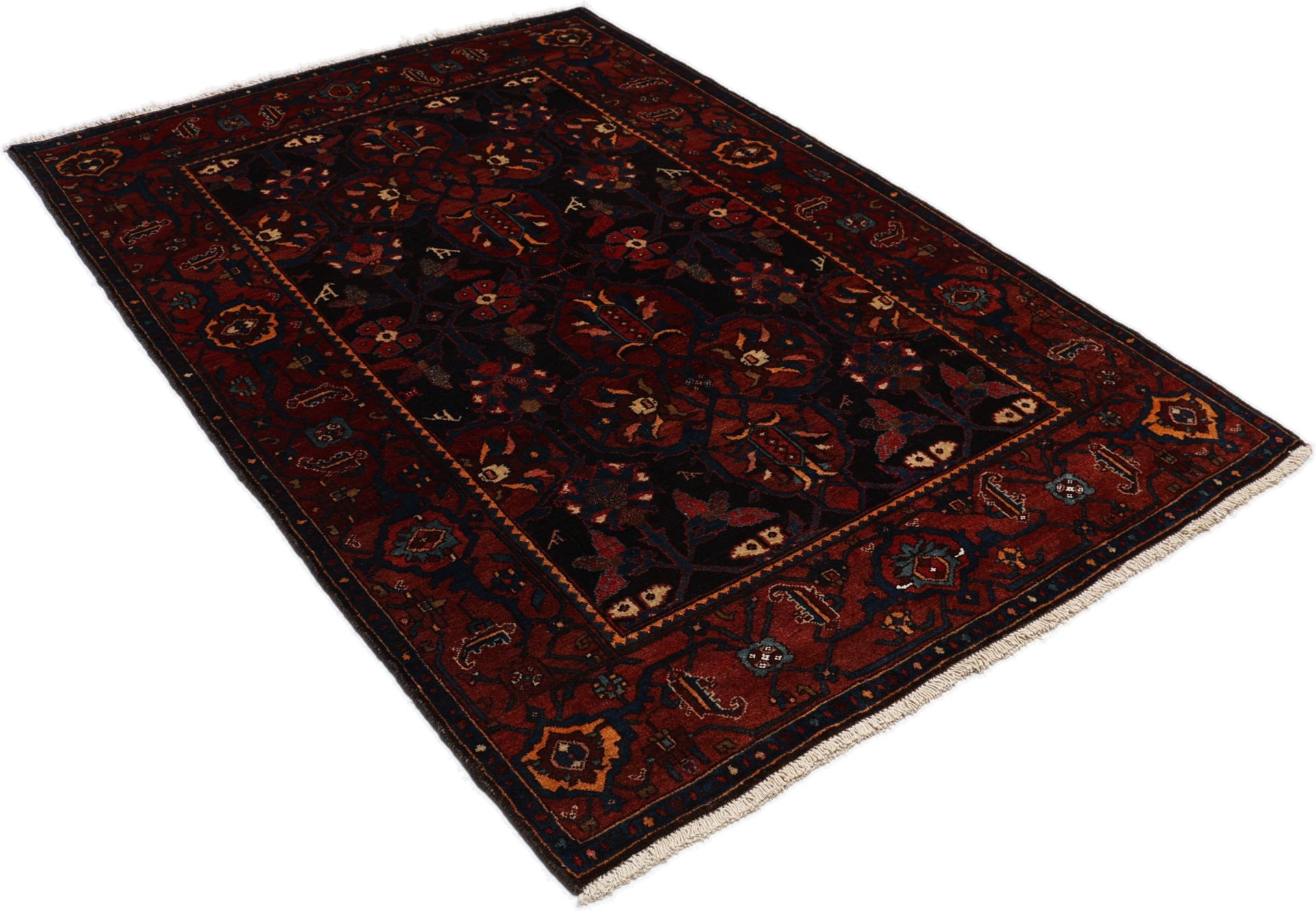 Antiker Bijar Perserteppich, 135 × 198 cm, Wolle