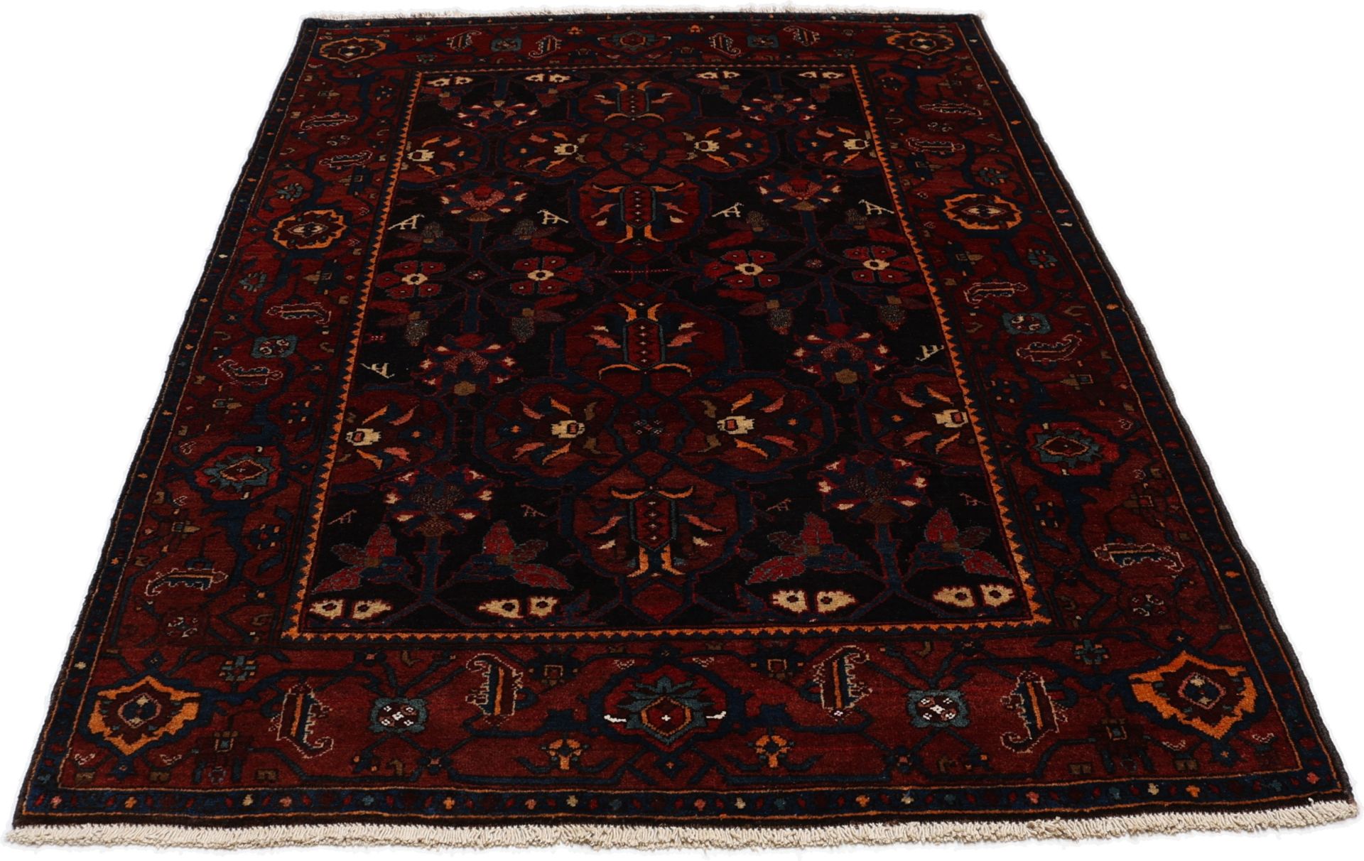 Antiker Bijar Perserteppich, 135 × 198 cm, Wolle