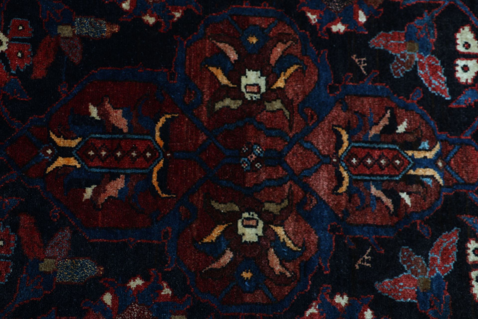 Antiker Bijar Perserteppich, 135 × 198 cm, Wolle