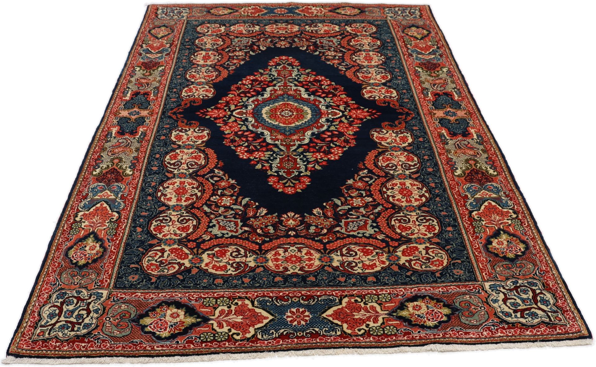 Antiker Sarough Perserteppich aus Iran, 135 × 201 cm