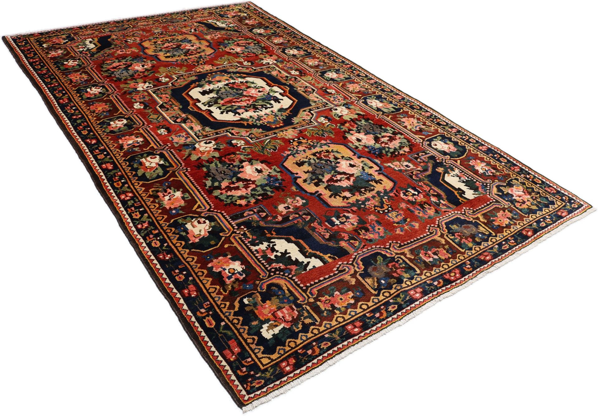 perserteppich-bachtiar-215-x-355-cm-schurwolle-handgeknupft-antik-10 Handgeknüpfter Bakhtiari Perserteppich 215 × 355 cm