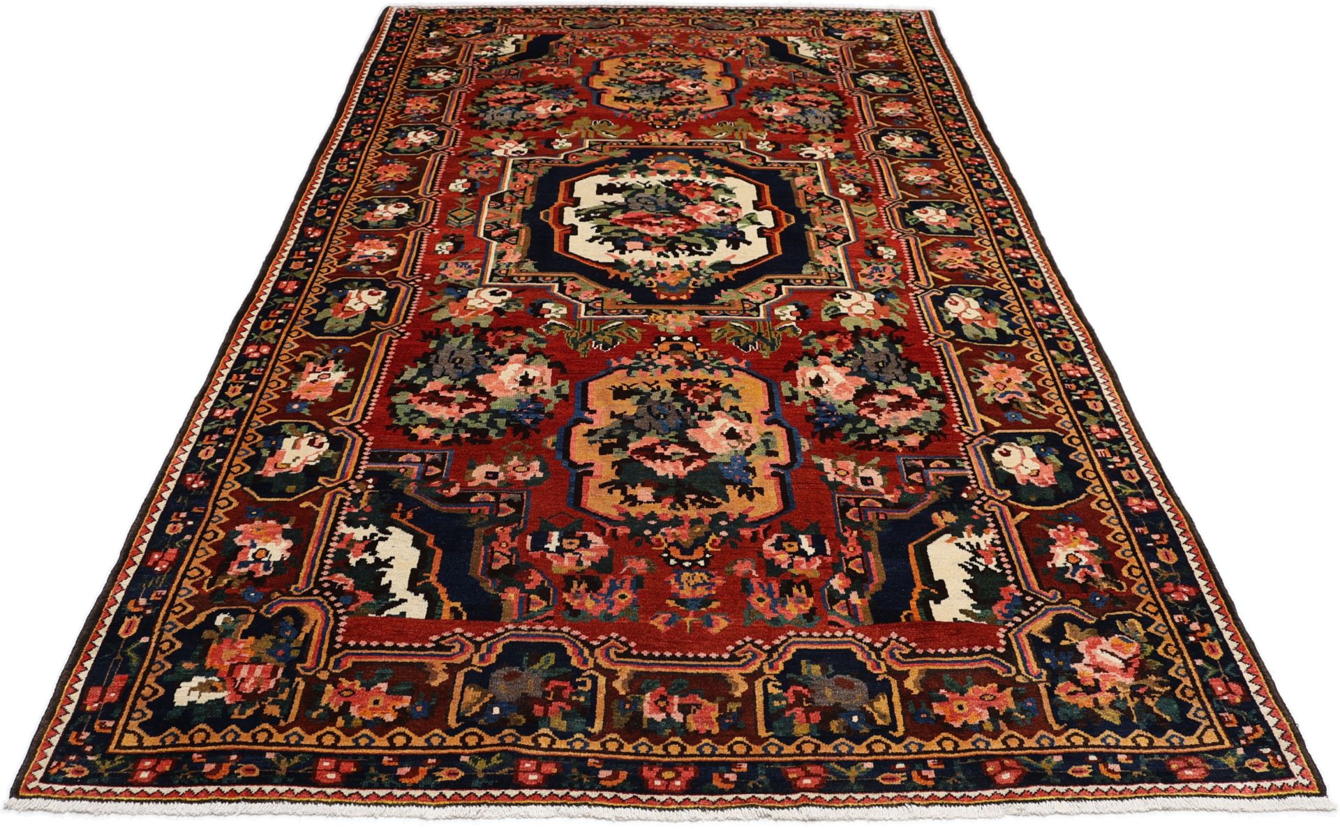 perserteppich-bachtiar-215-x-355-cm-schurwolle-handgeknupft-antik-12 Handgeknüpfter Bakhtiari Perserteppich 215 × 355 cm