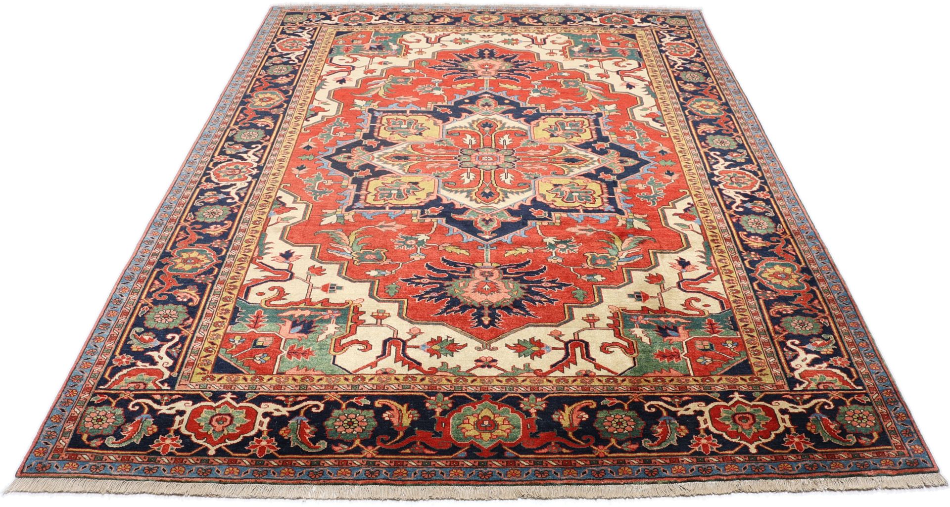 Heriz Perserteppich 250 × 330 cm aus Wolle, handgeknüpft
