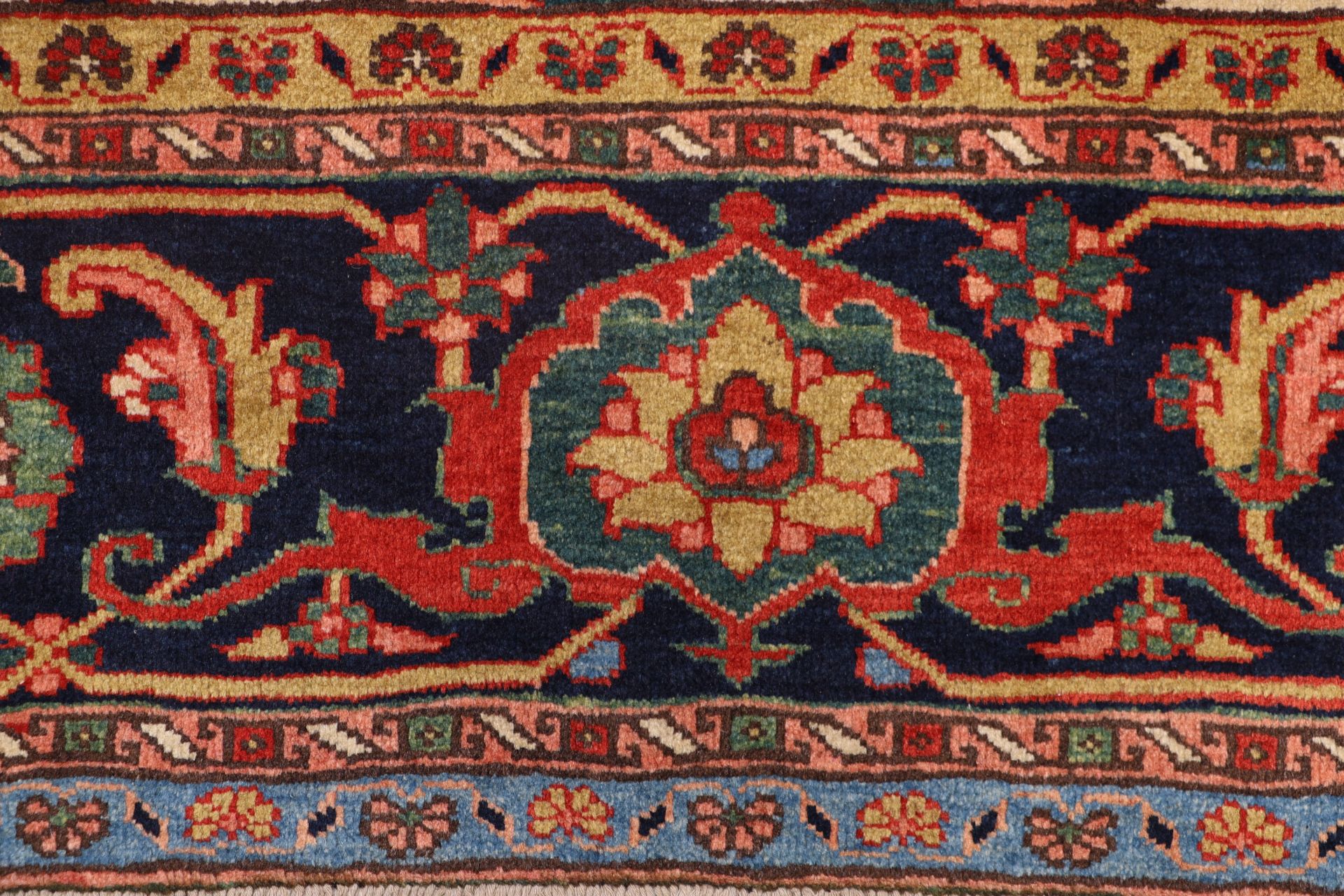 Heriz Perserteppich 250 × 330 cm aus Wolle, handgeknüpft