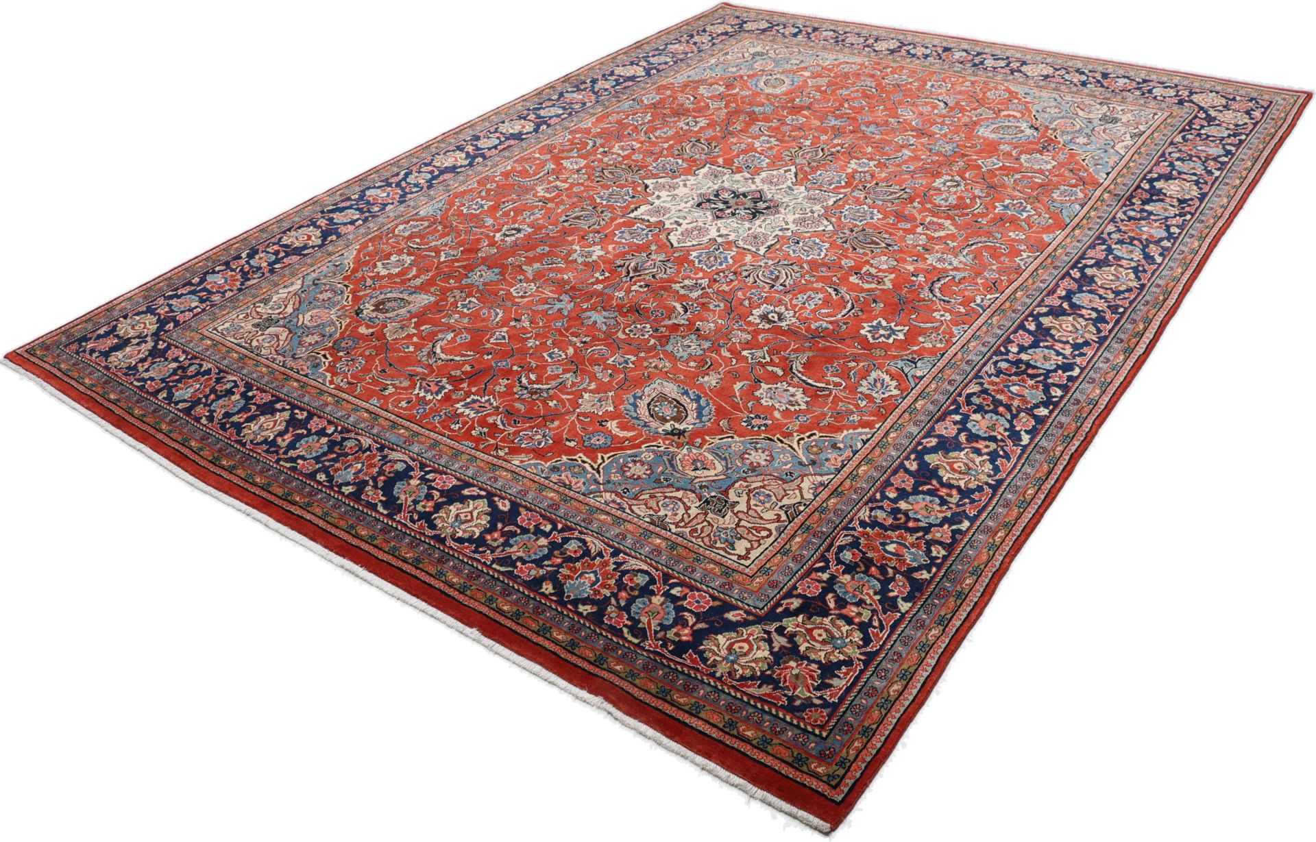 Handgeknüpfter Sarough Perserteppich 271 × 365 cm