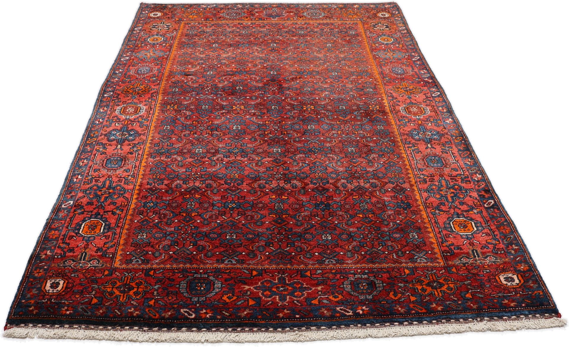 Antiker Bijar Perserteppich, 137 × 207 cm, Wolle