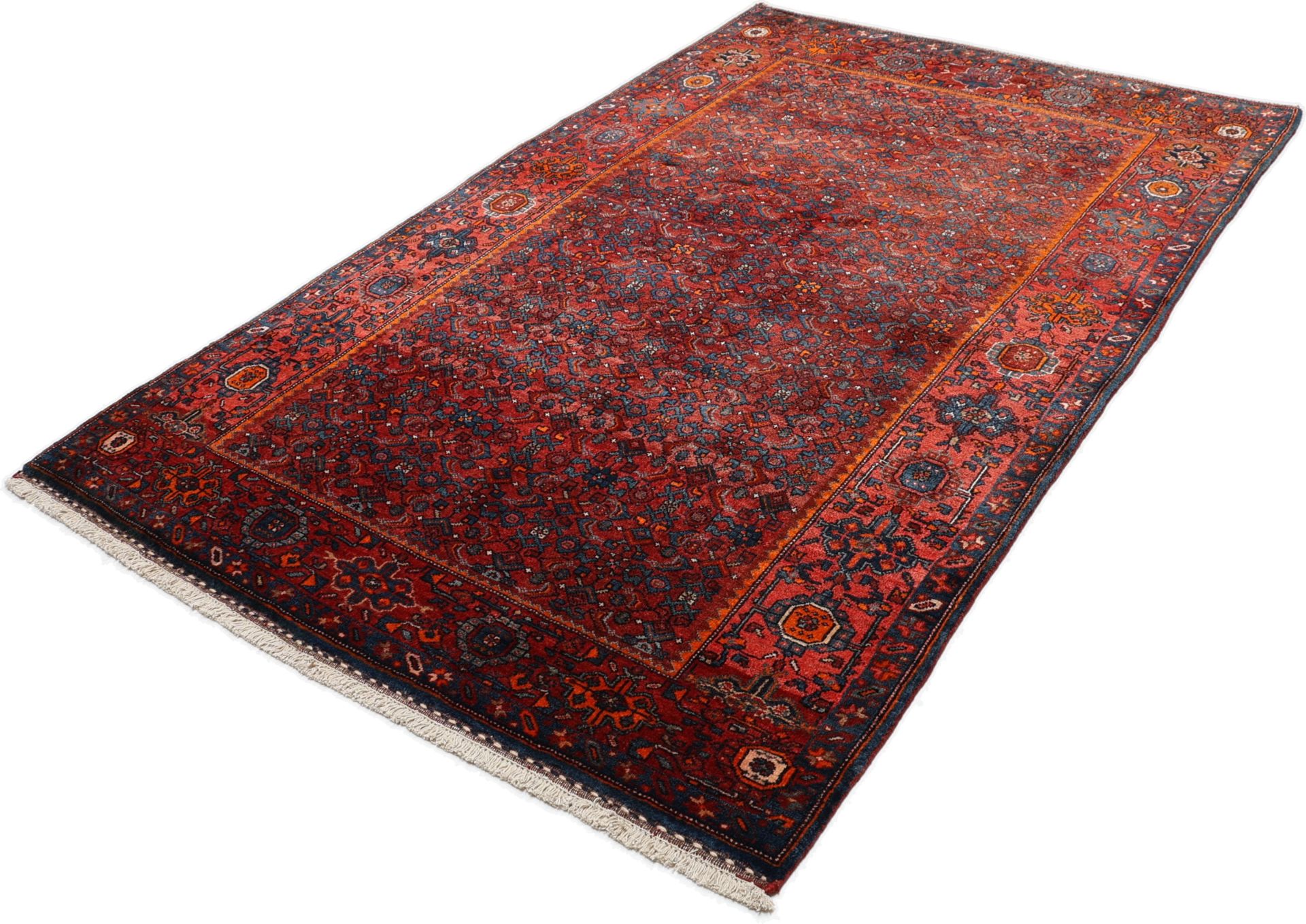 Antiker Bijar Perserteppich, 137 × 207 cm, Wolle