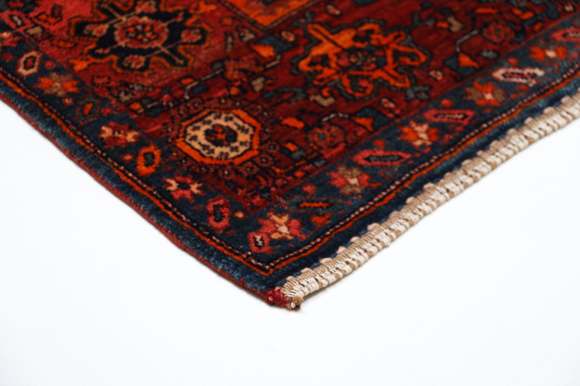 Antiker Bijar Perserteppich, 137 × 207 cm, Wolle