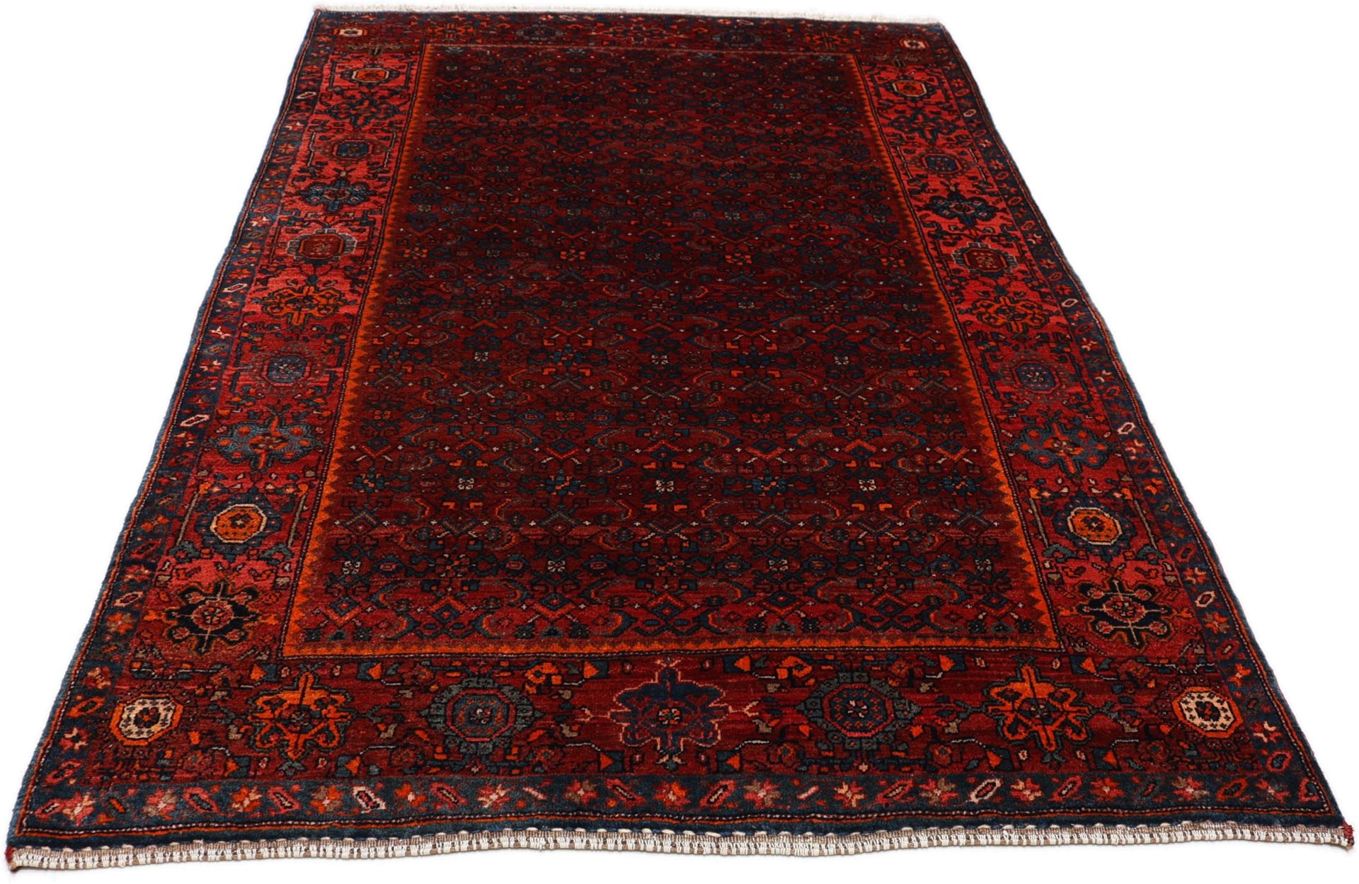 Antiker Bijar Perserteppich, 137 × 207 cm, Wolle