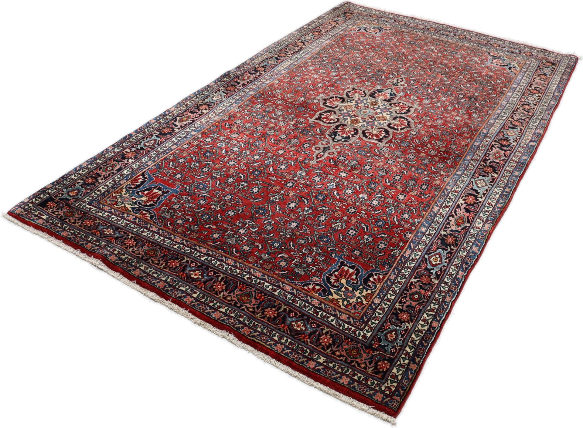 Handgeknüpfter Bijar Perserteppich, 135 × 230 cm, Wolle