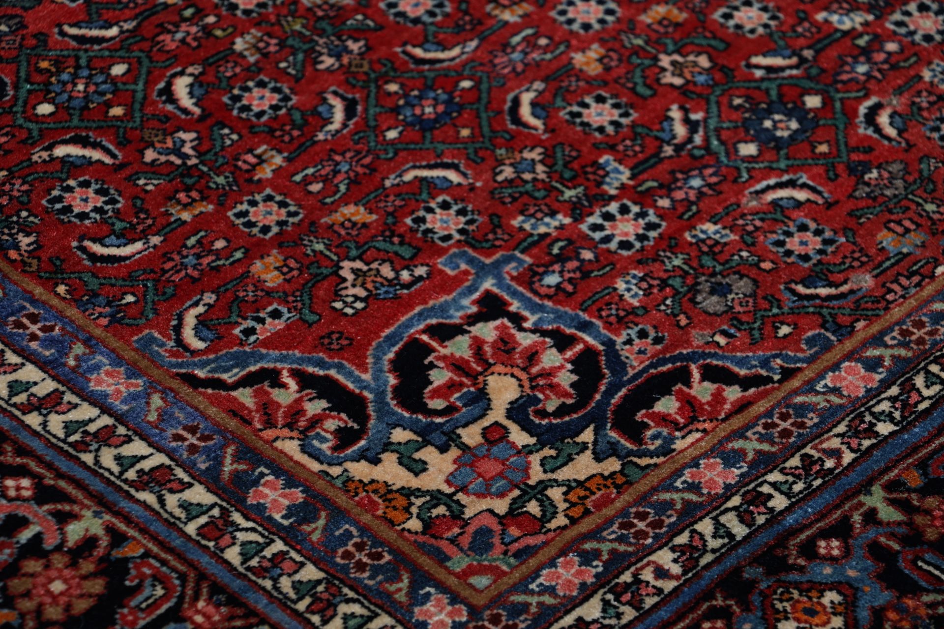 Handgeknüpfter Bijar Perserteppich, 135 × 230 cm, Wolle