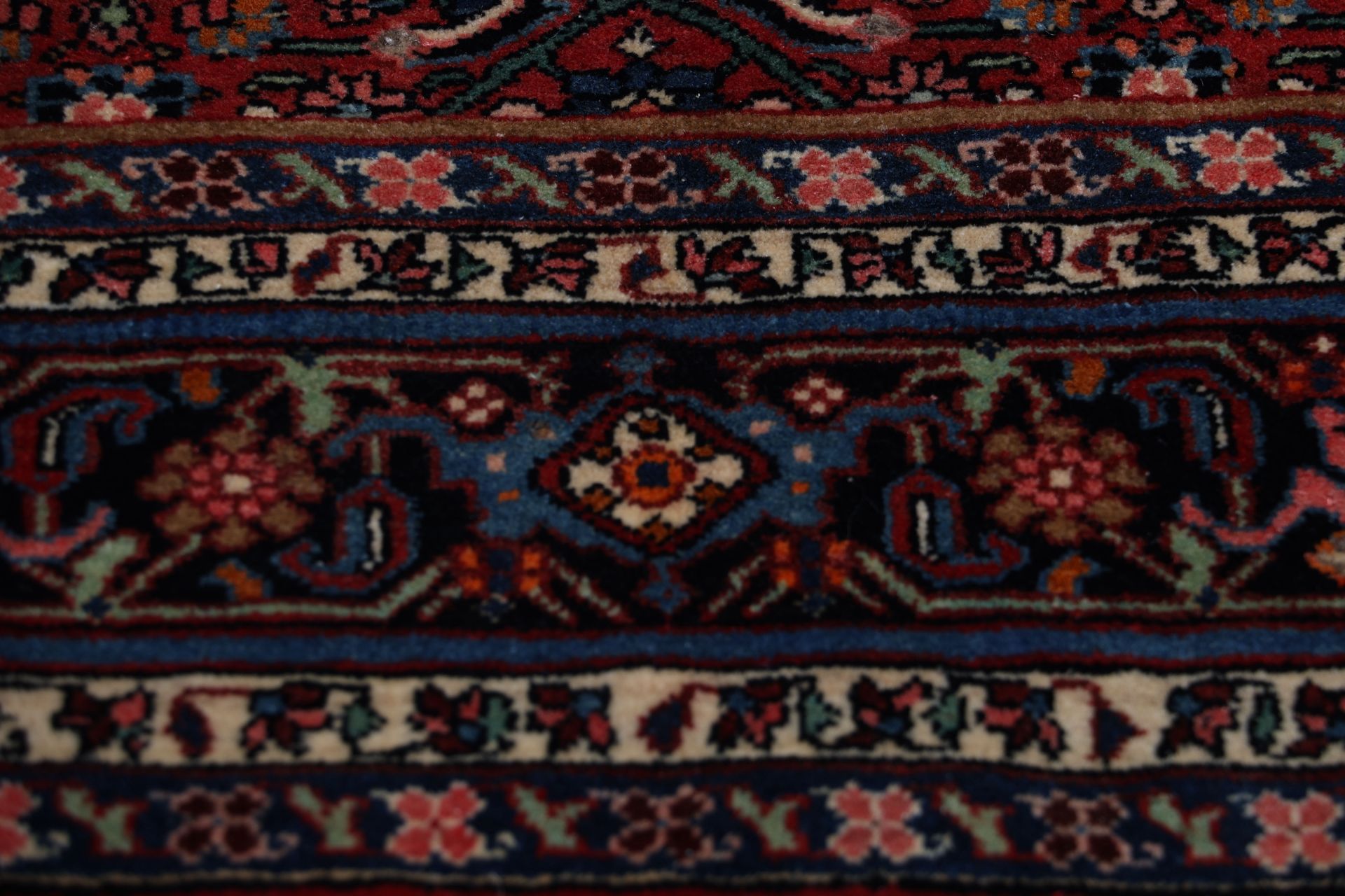 Handgeknüpfter Bijar Perserteppich, 135 × 230 cm, Wolle
